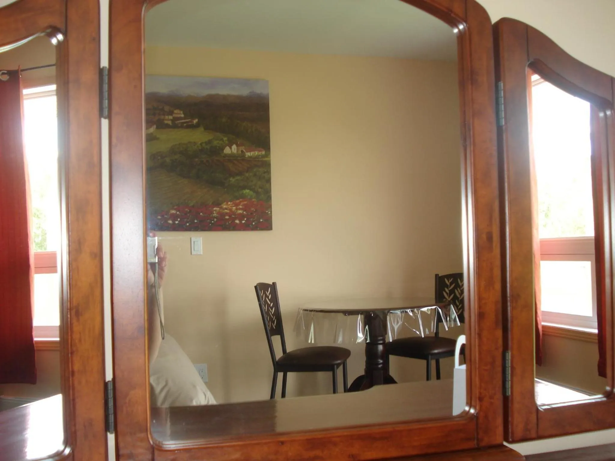 Seating area in Motel la Maison de Travers