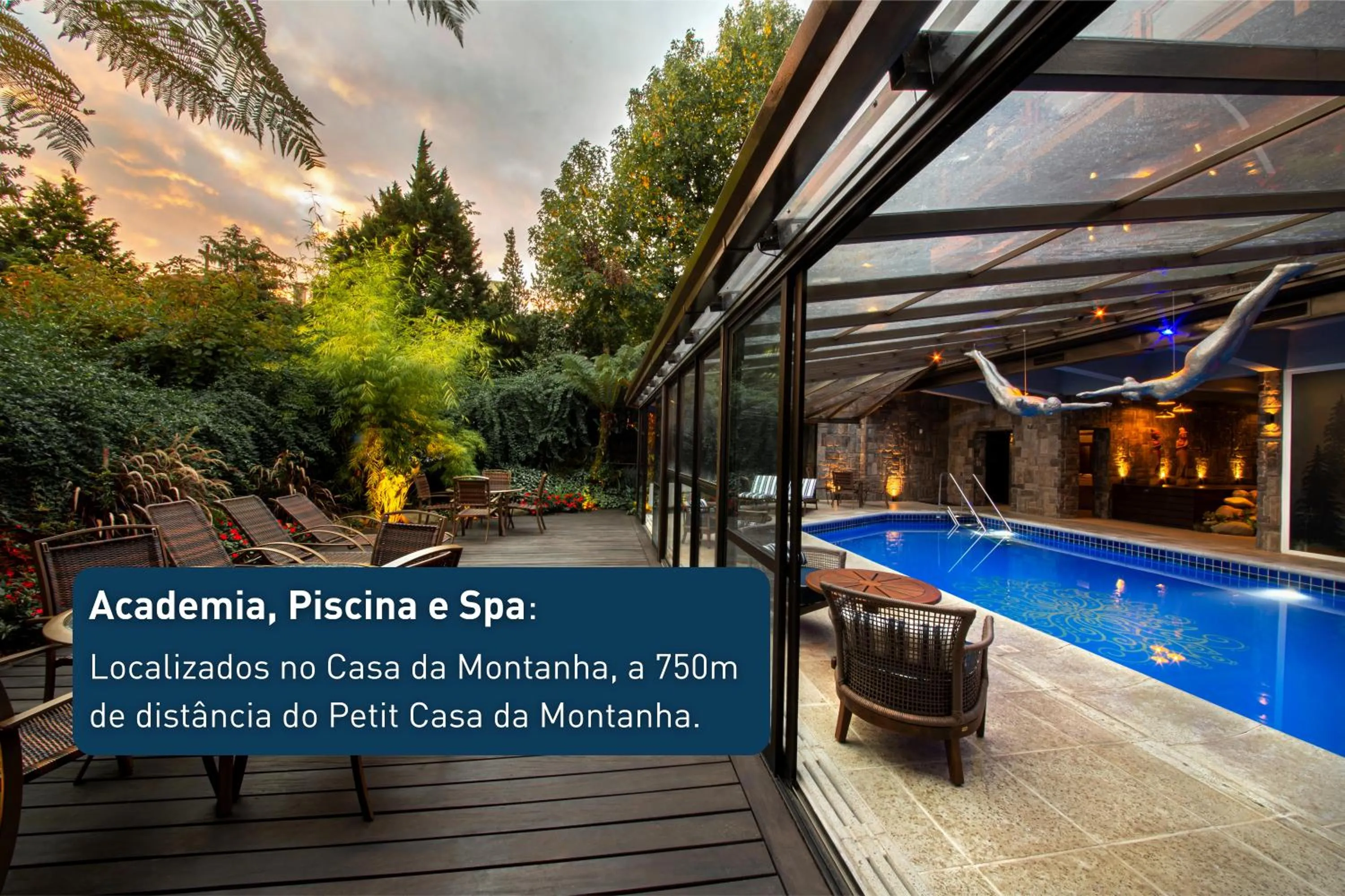 Swimming pool in Petit Casa da Montanha