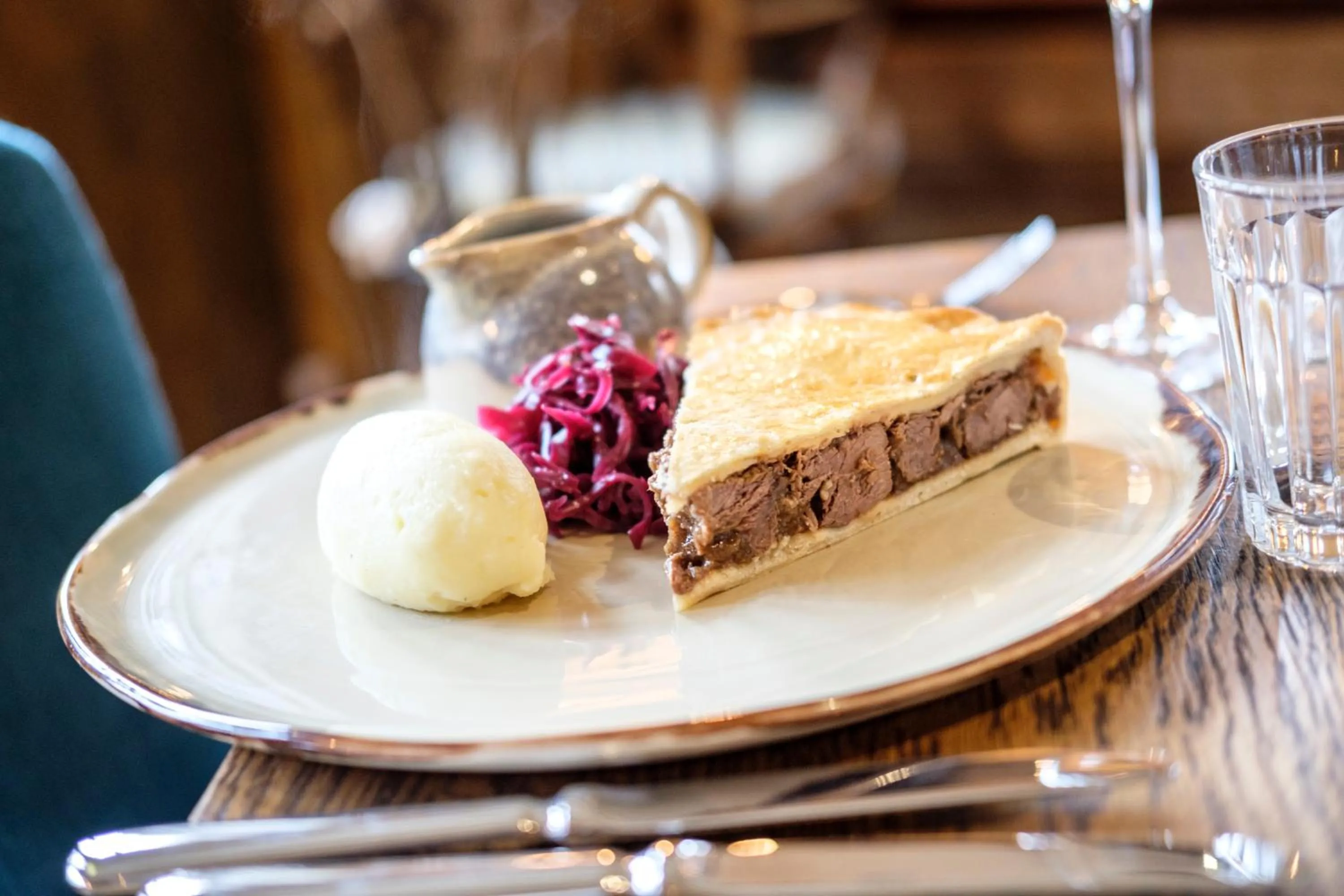 Food close-up in The White Hart