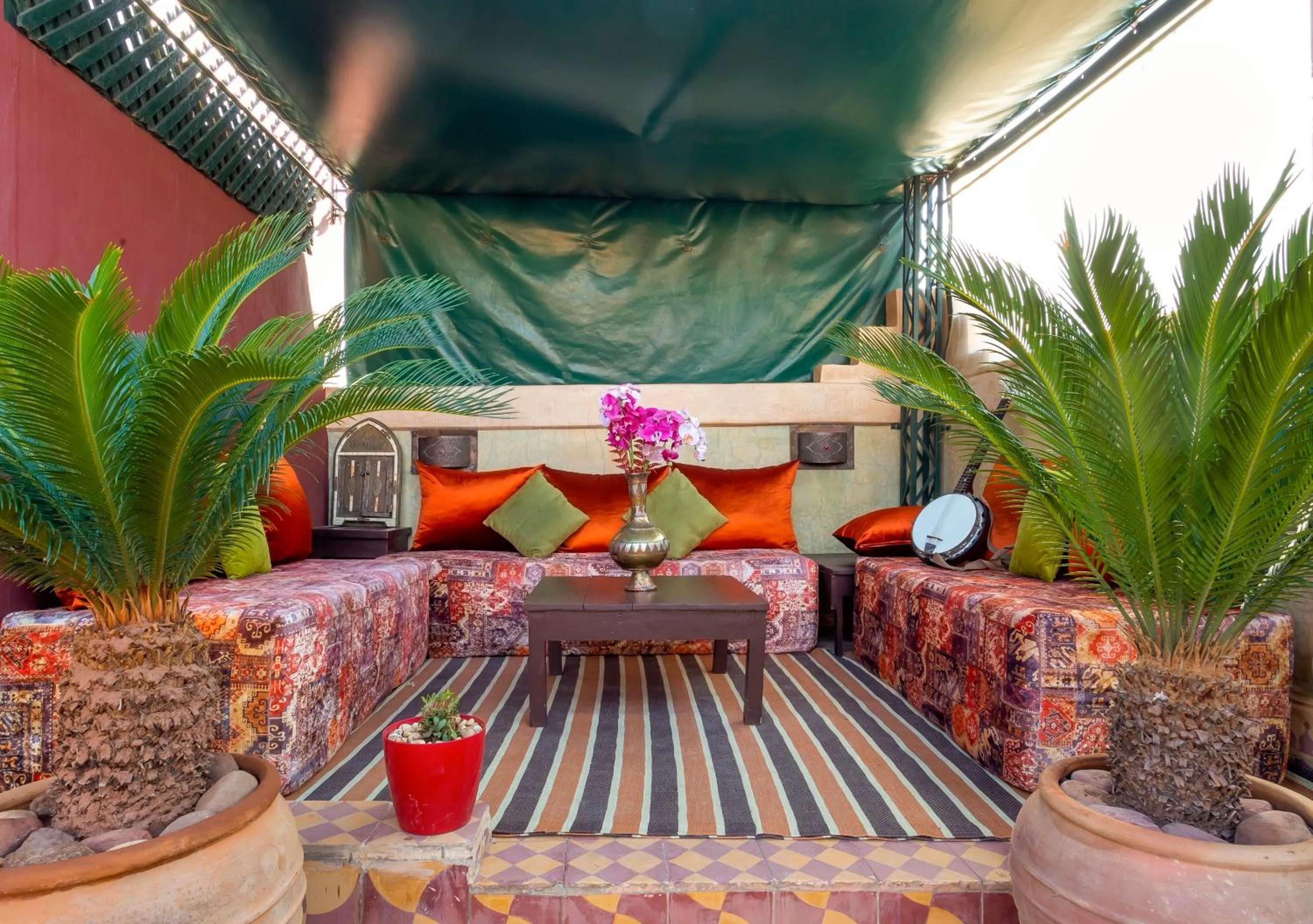 Patio in Riad l'Heure d'Eté