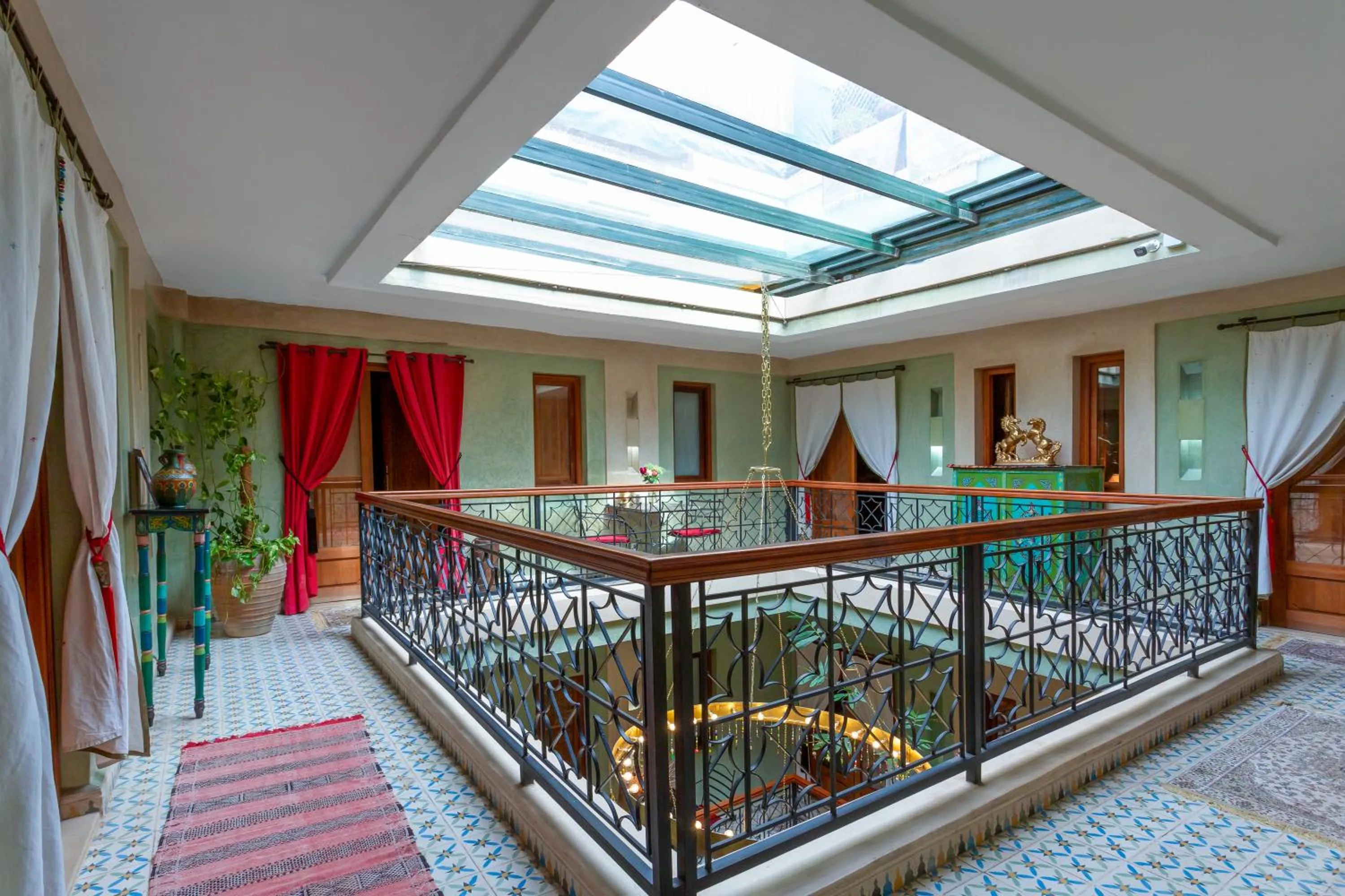 Patio in Riad l'Heure d'Eté