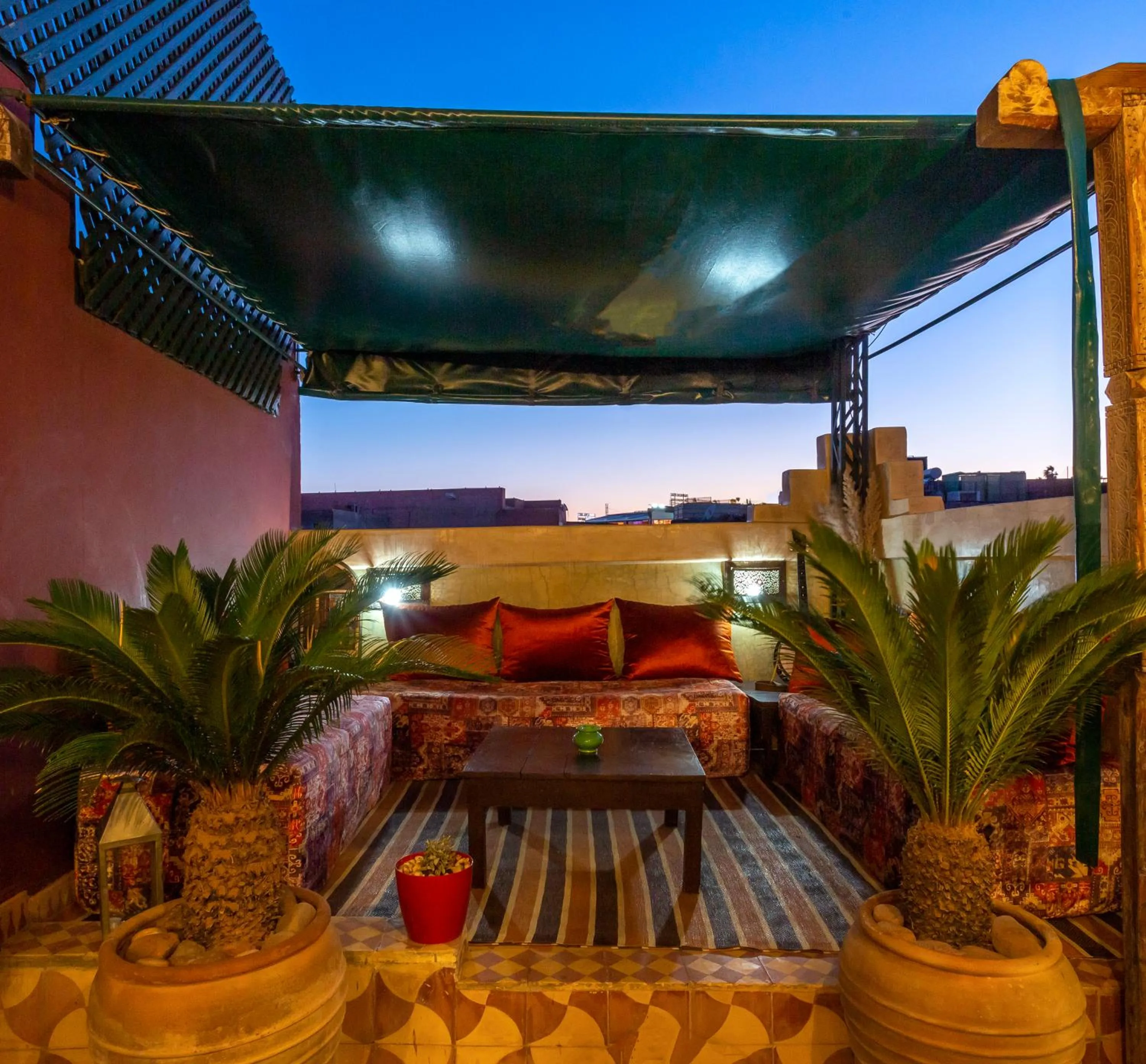 Patio in Riad l'Heure d'Eté