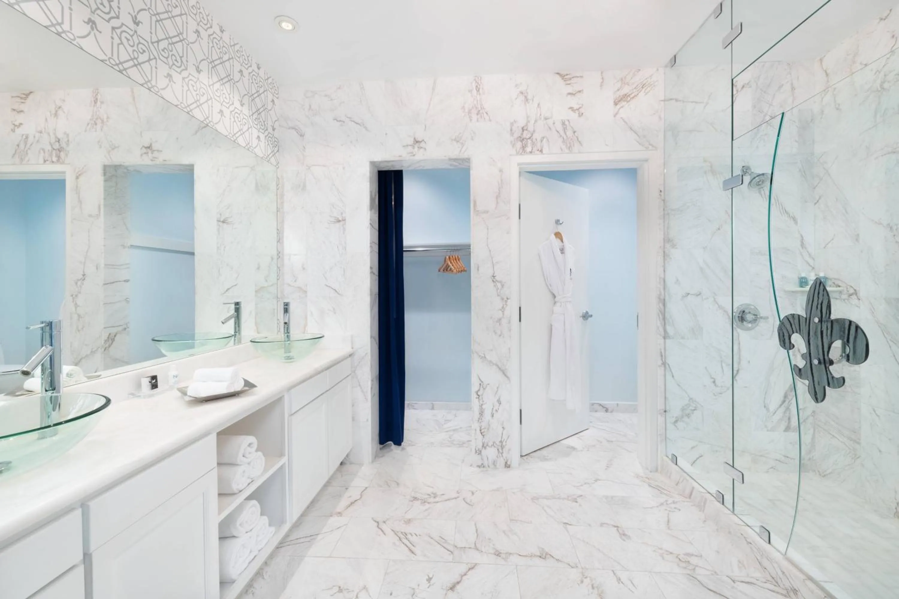 Bathroom in The Saint Hotel, New Orleans, French Quarter, Autograph Collection