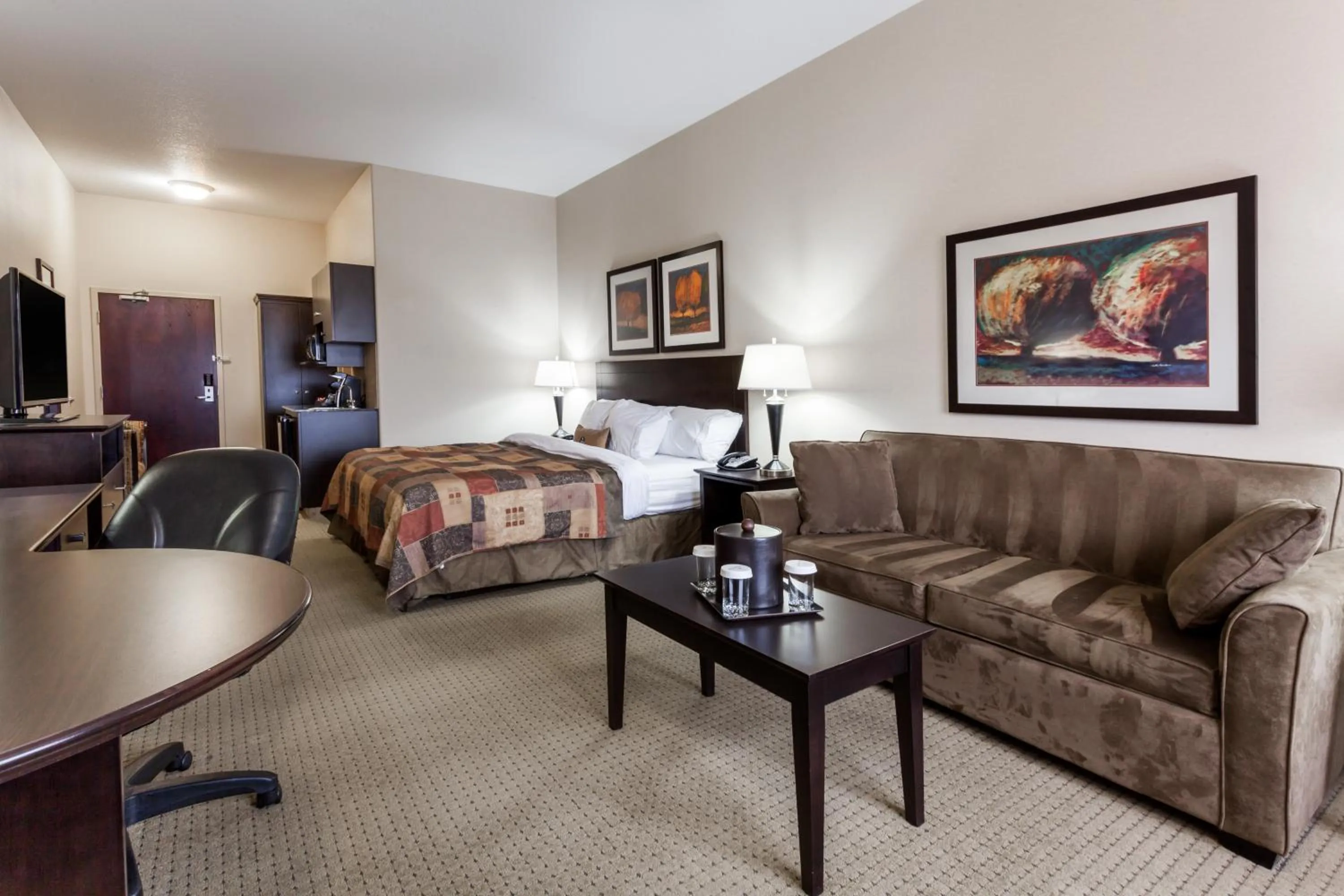 Seating area in Ramada by Wyndham Westlock