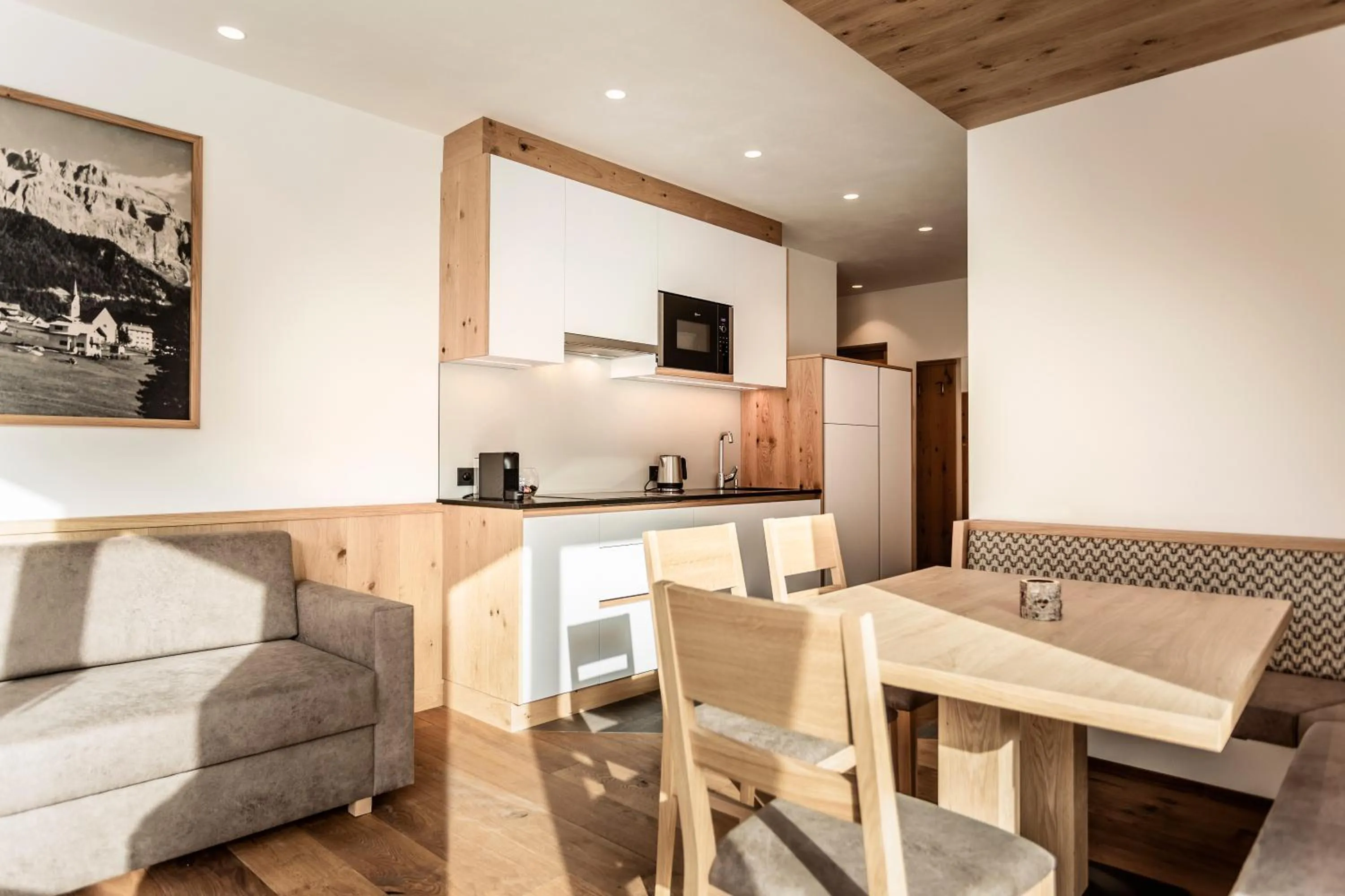 Living room in Luxury Chalet Plazola