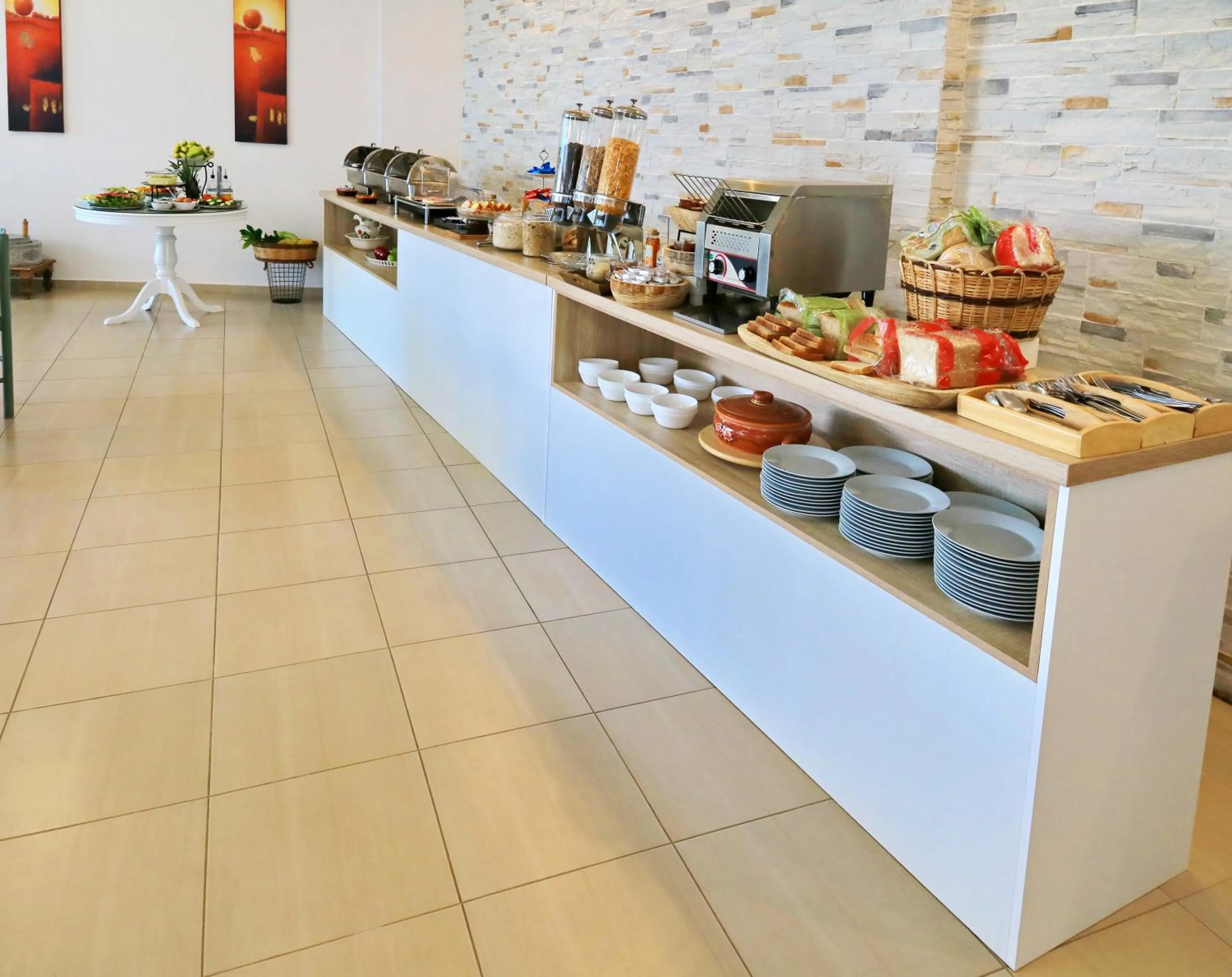 Buffet breakfast in Maria Rousse