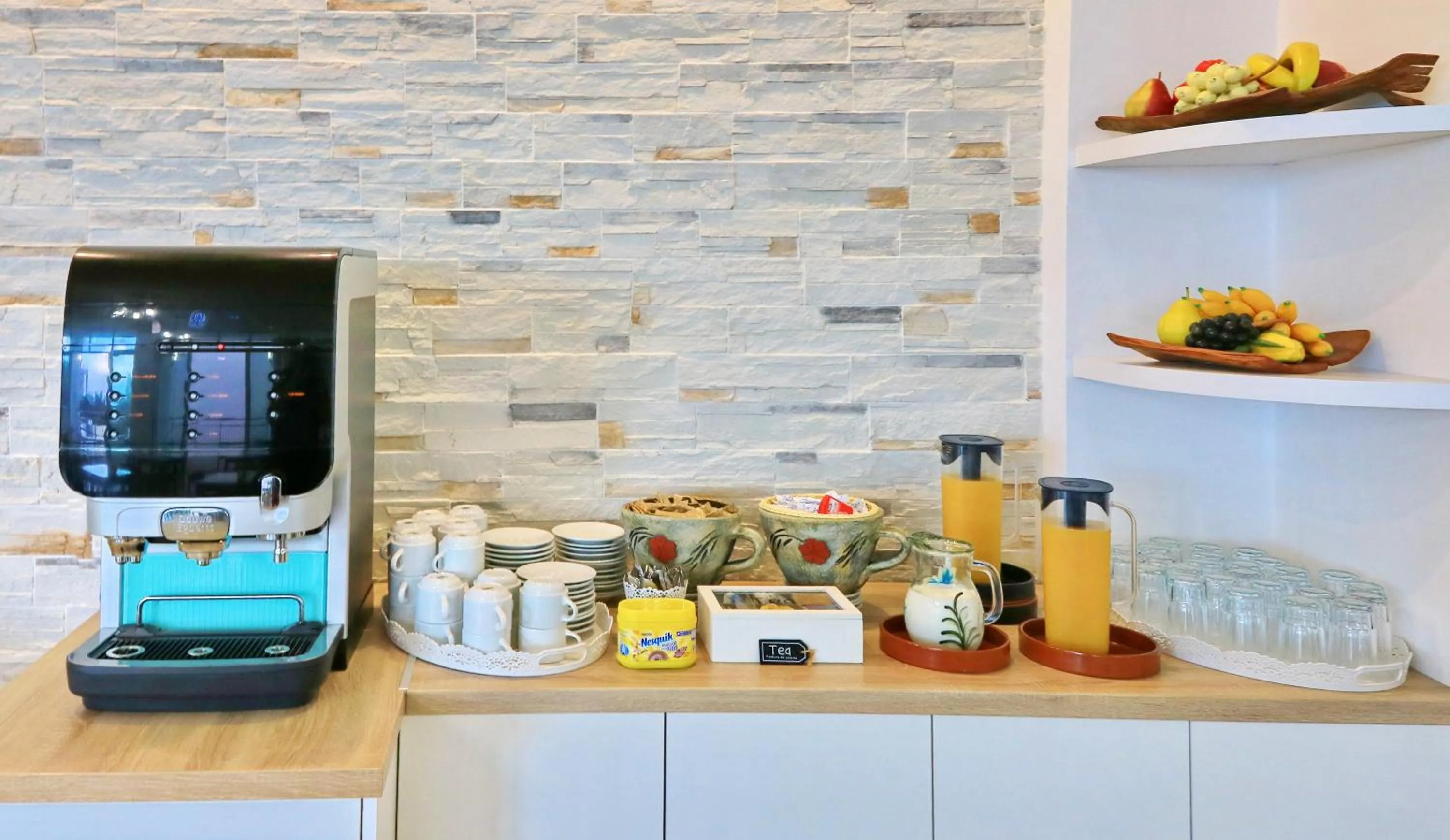 Buffet breakfast in Maria Rousse