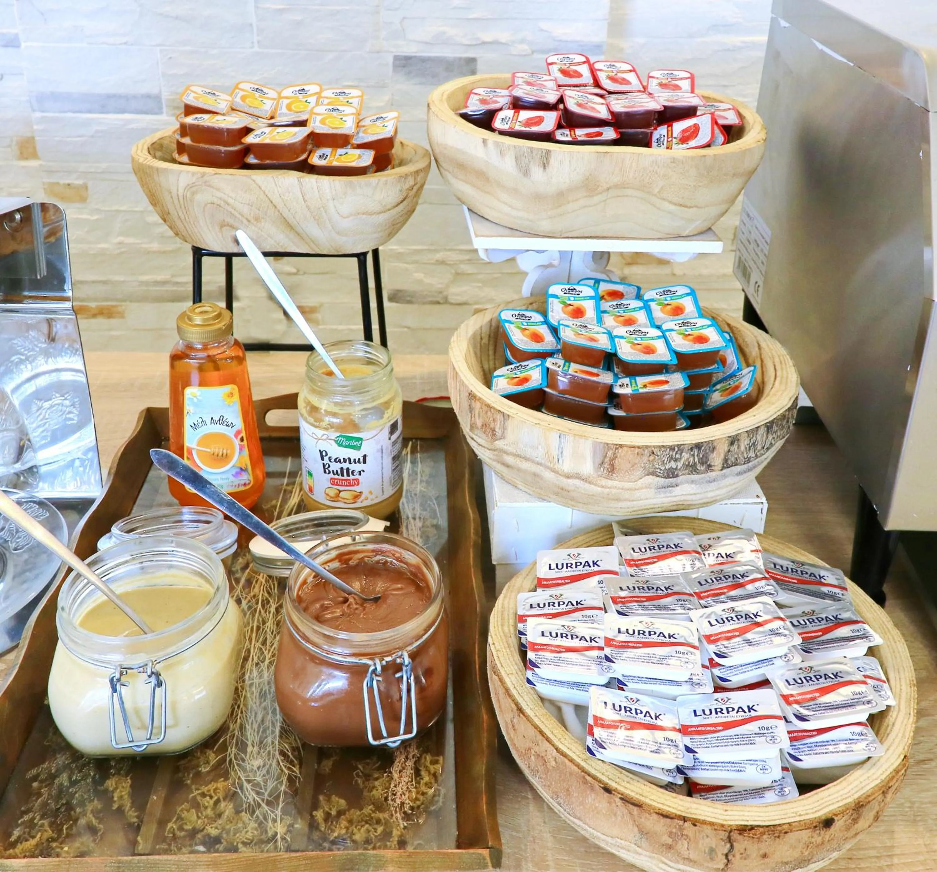 Buffet breakfast in Maria Rousse