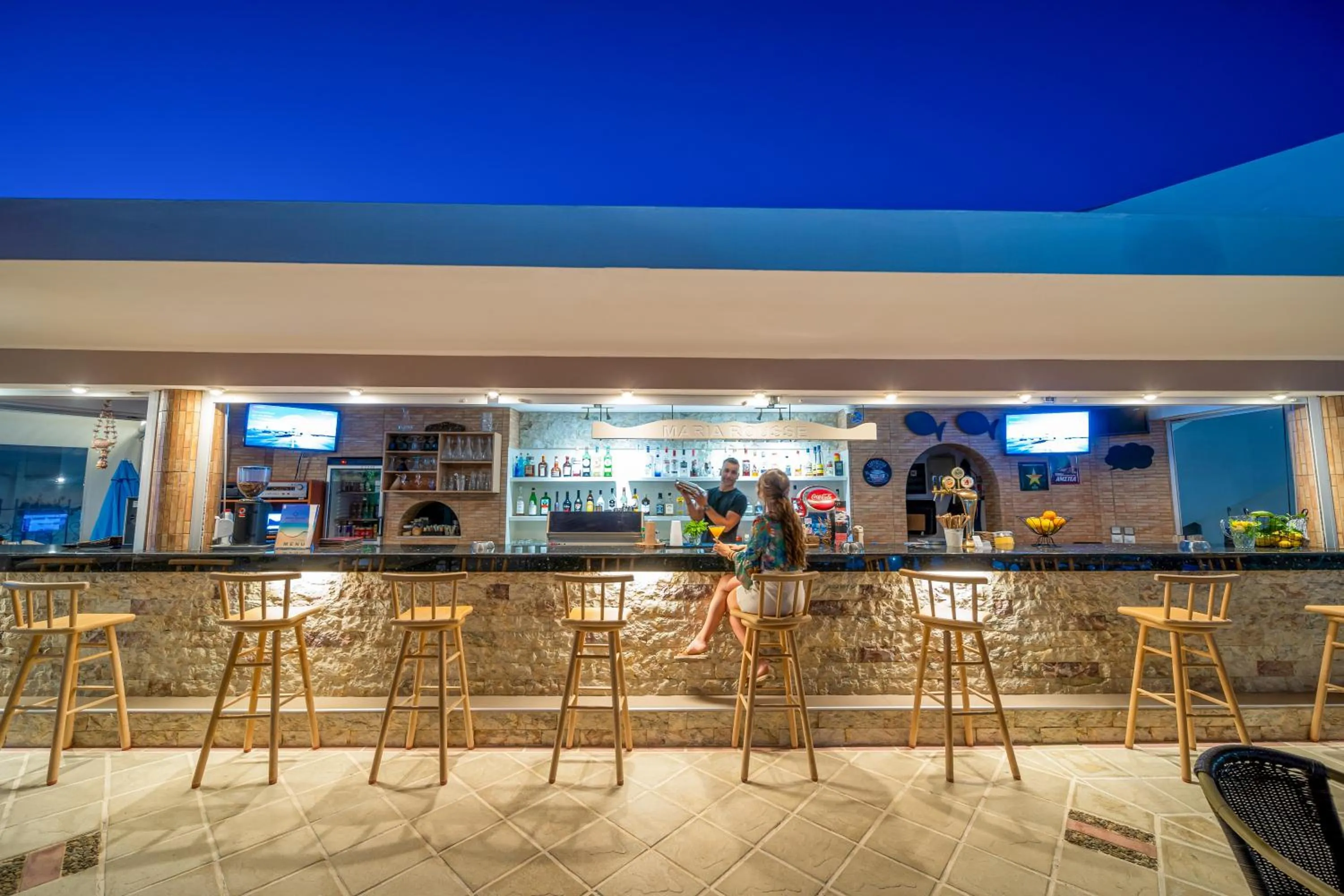 Lounge or bar in Maria Rousse