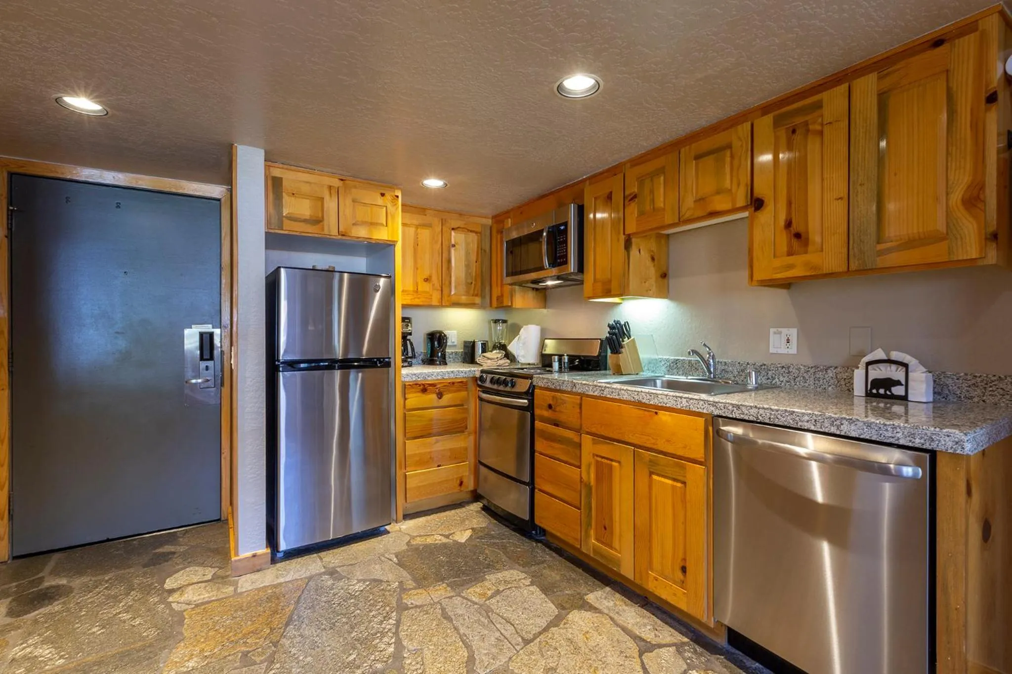 kitchen in Red Wolf Lodge at Olympic Valley