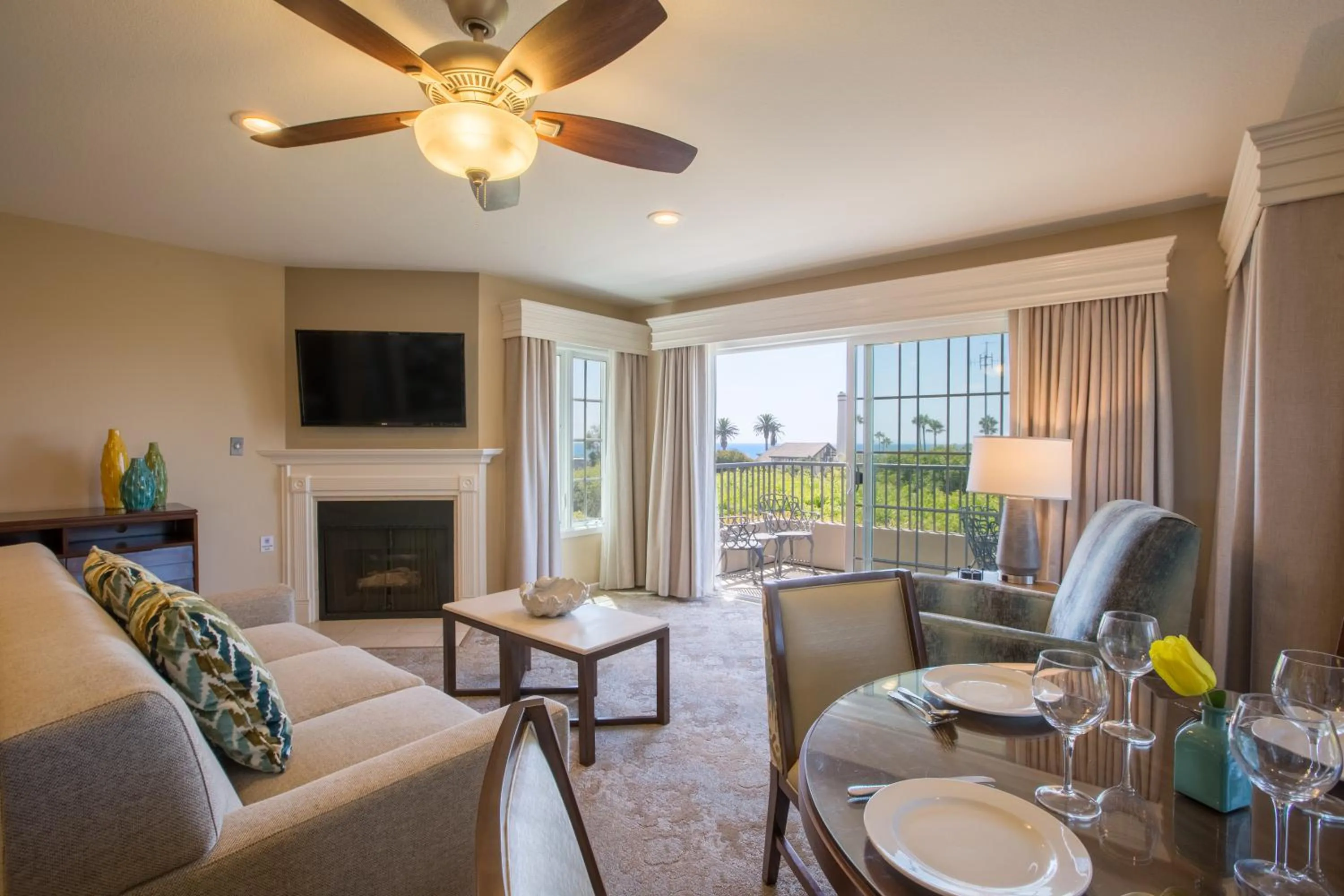 Living room in Villa L'Auberge