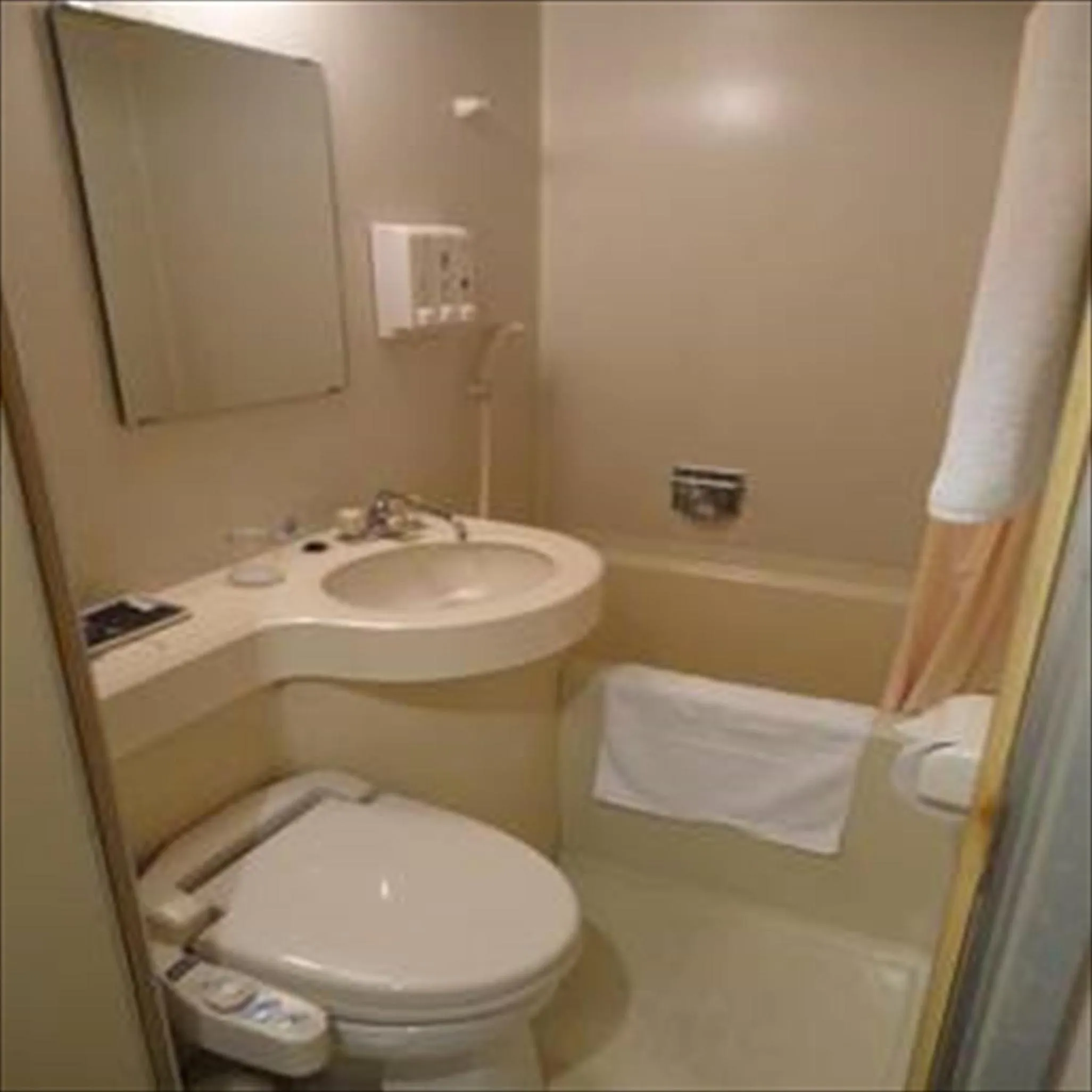 Toilet in Green Rich Hotel Nishitetsu Ohashi Ekimae