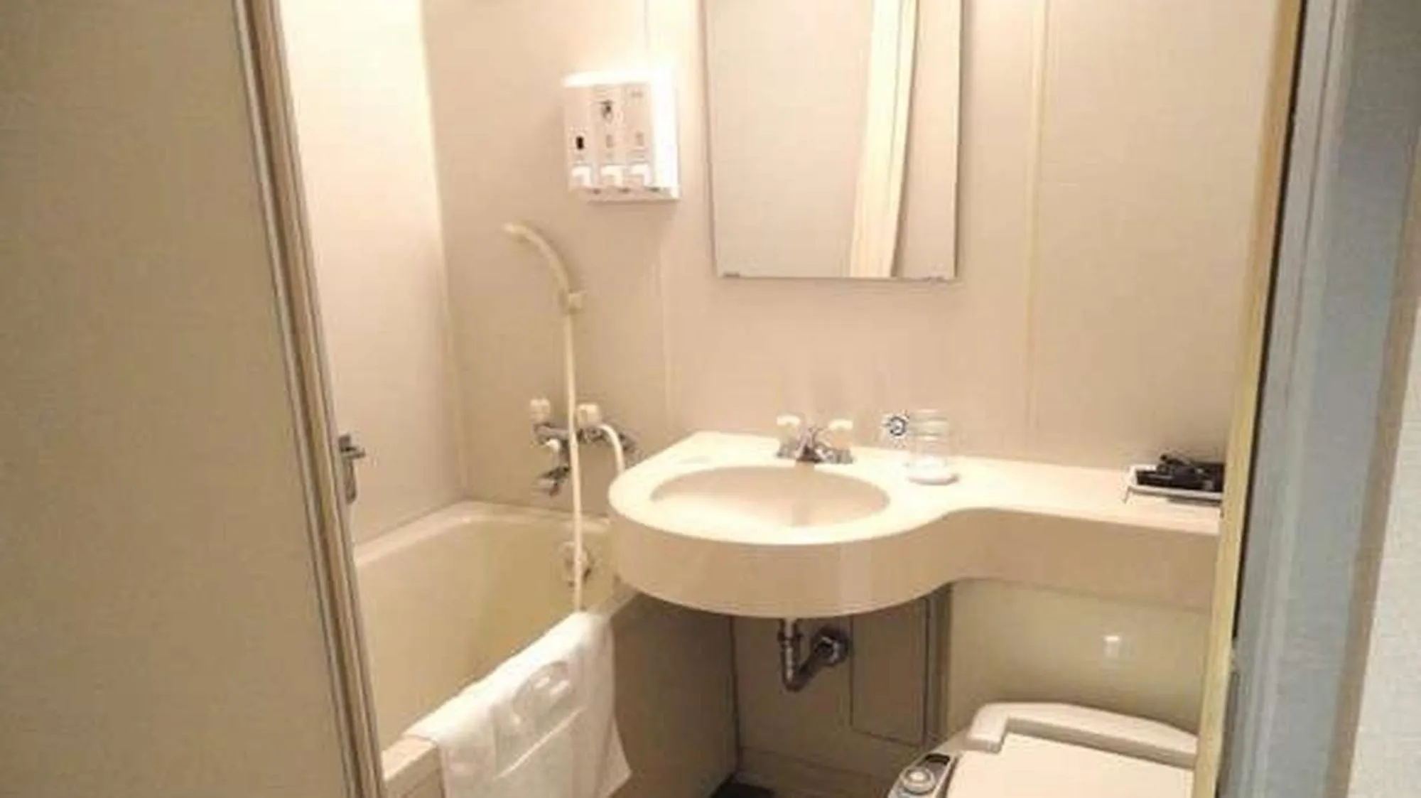 Toilet in Green Rich Hotel Nishitetsu Ohashi Ekimae