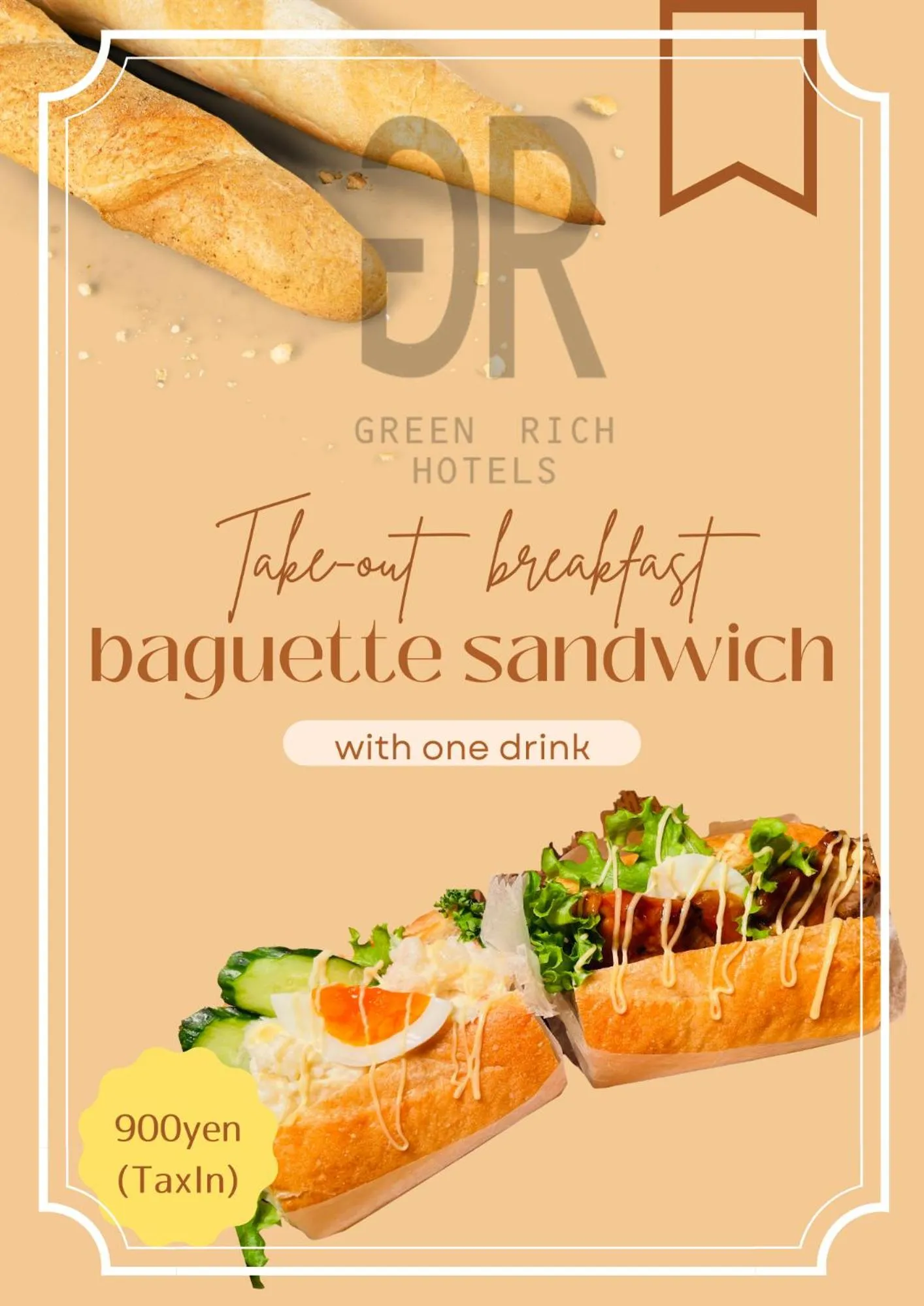 Breakfast in Green Rich Hotel Nishitetsu Ohashi Ekimae