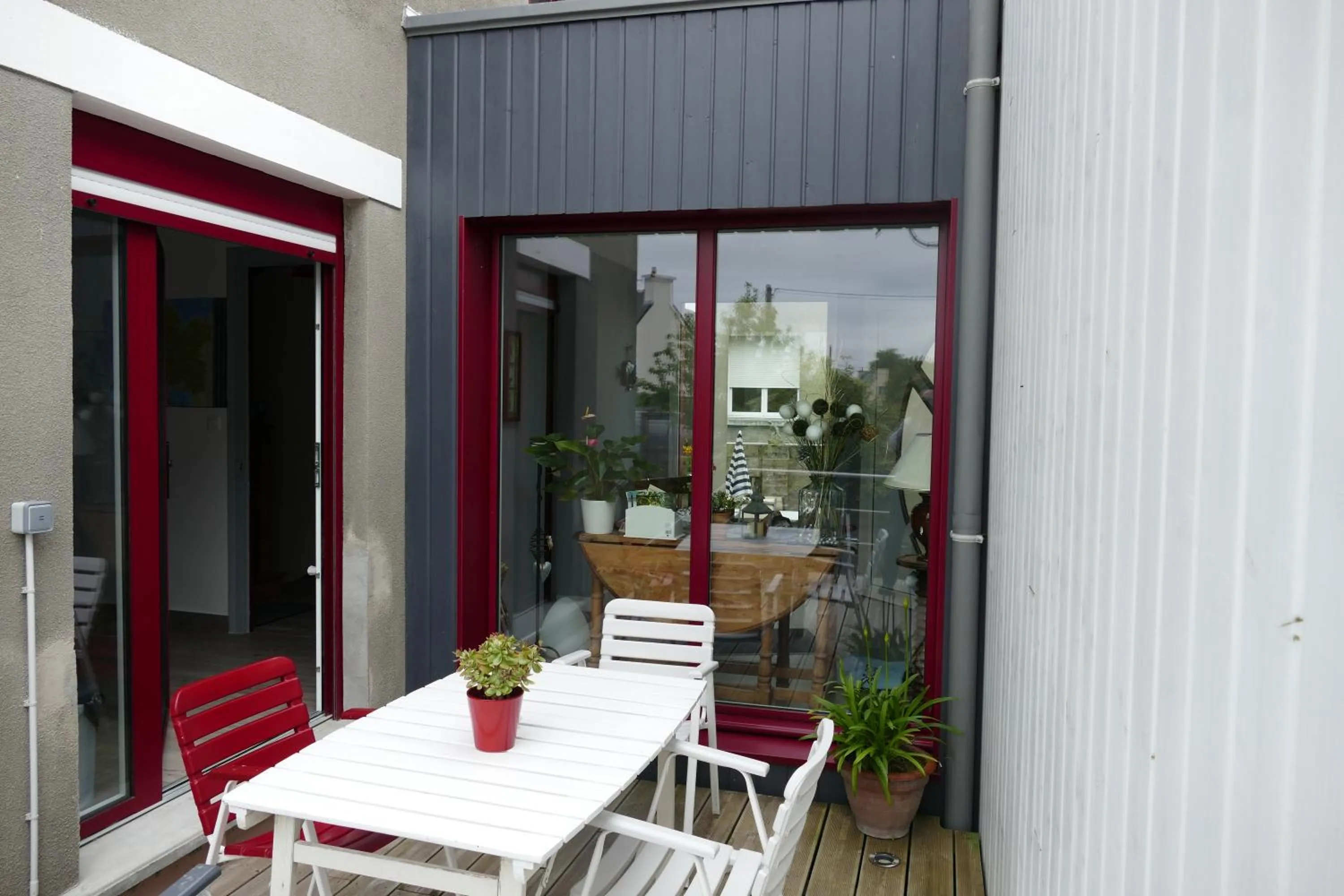 Balcony/Terrace in Chambres d'hotes chez laure & François