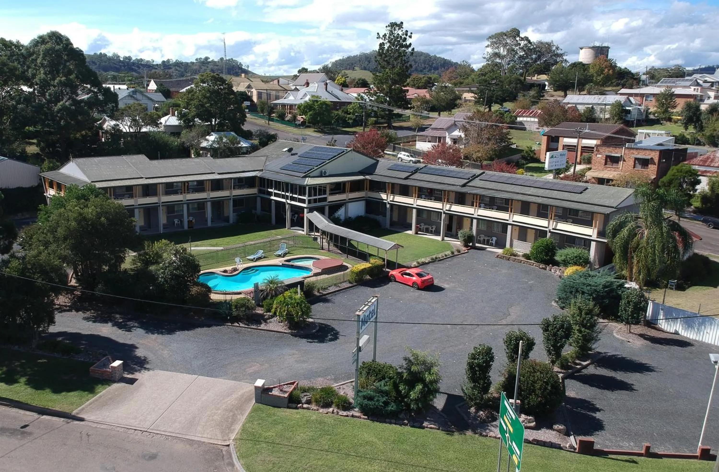 Bird's eye view in Bucketts Way Motel Gloucester