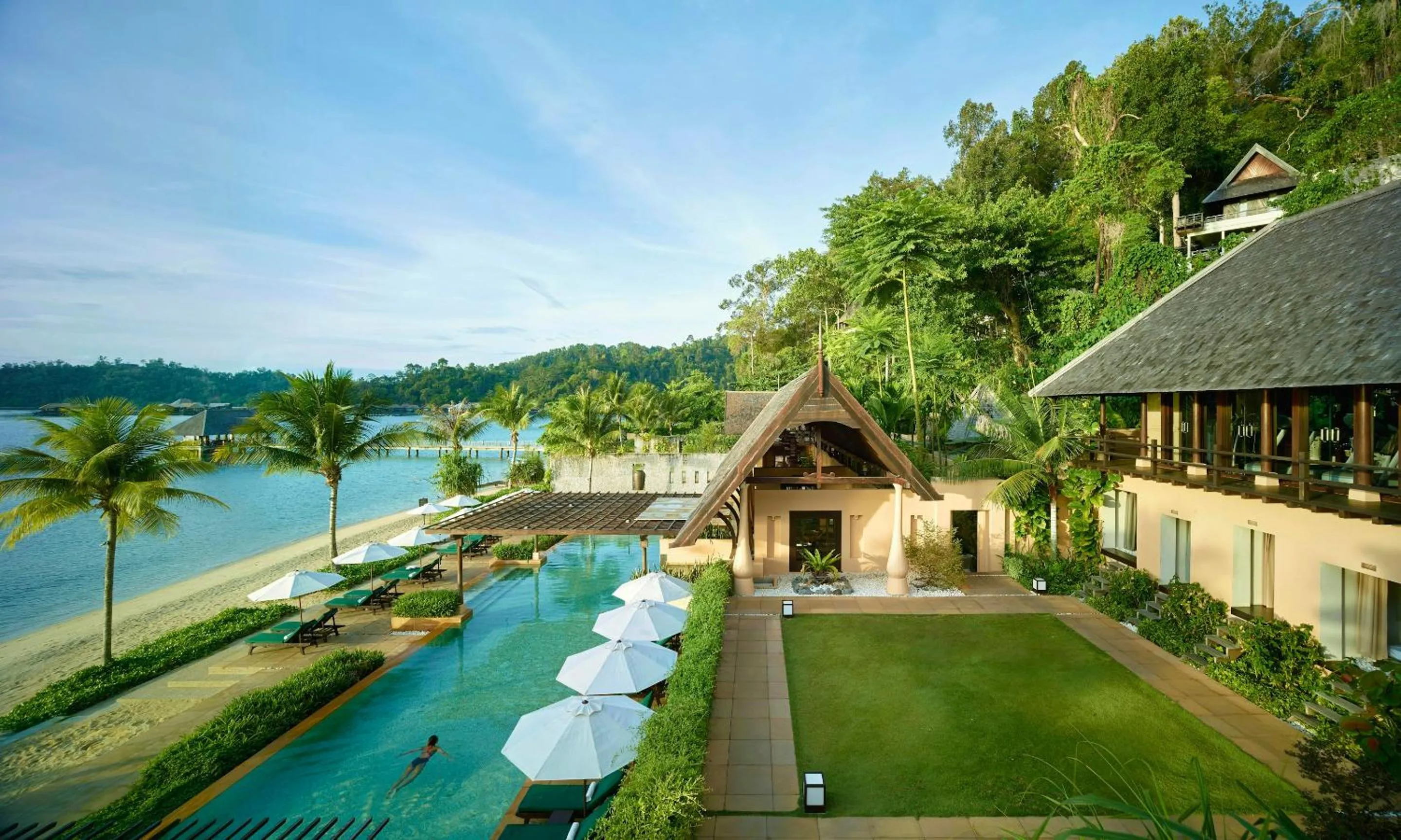 Swimming pool in Gaya Island Resort, Kota Kinabalu - a Small Luxury Hotels of the World