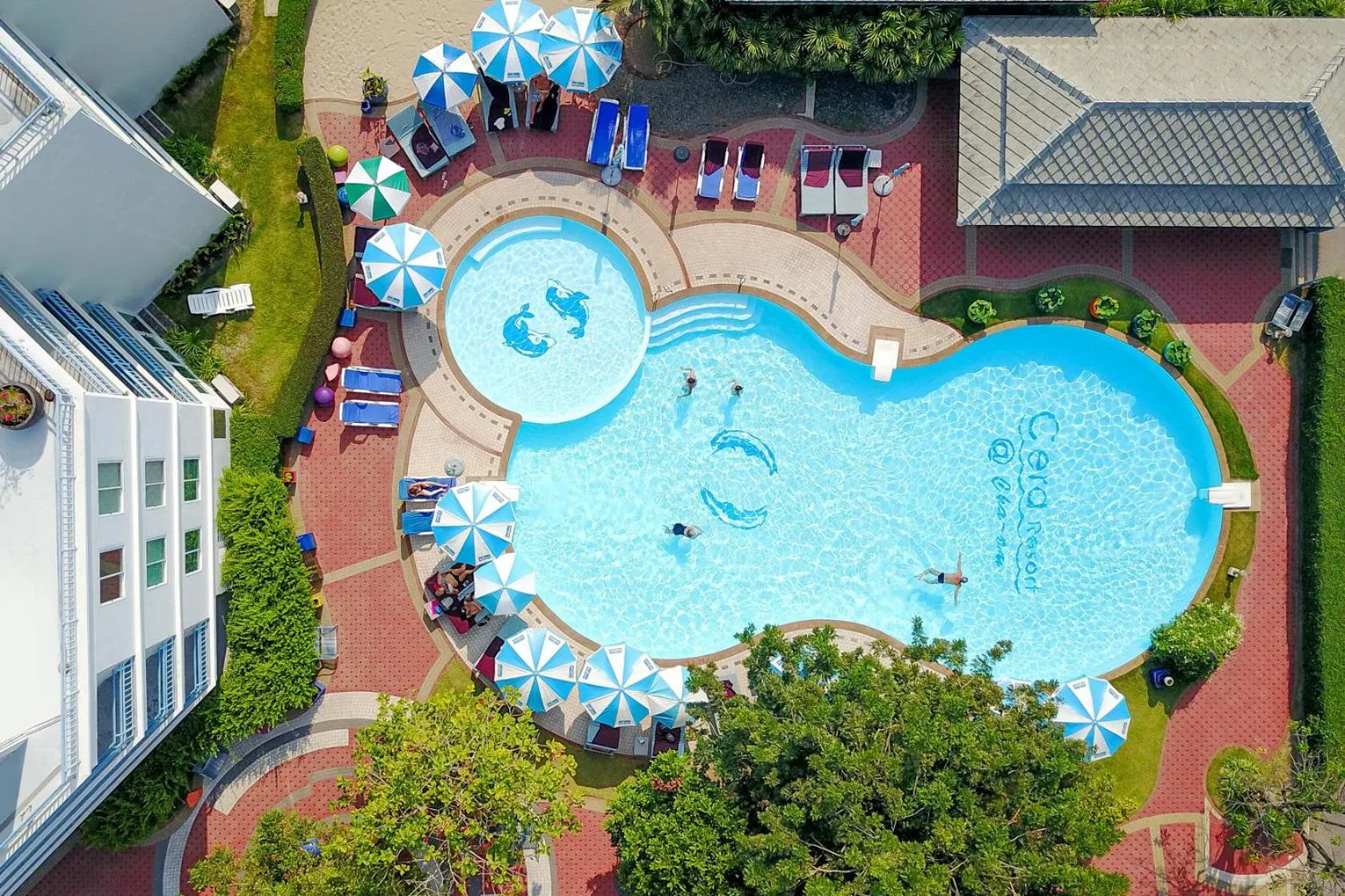 Bird's eye view in Cera Resort @ Cha-am