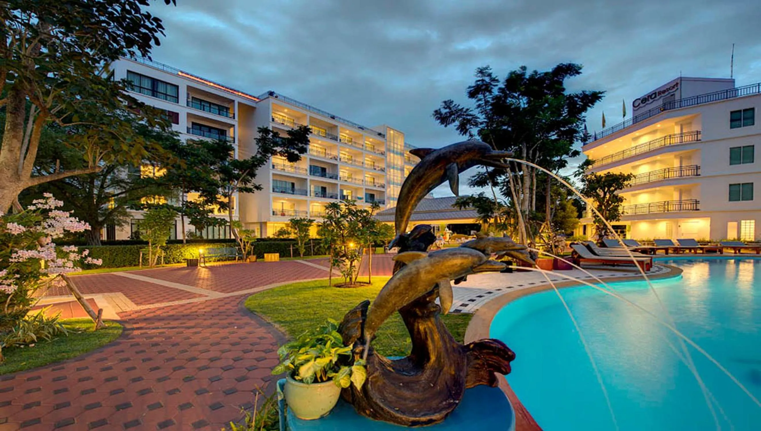 Facade/entrance in Cera Resort @ Cha-am