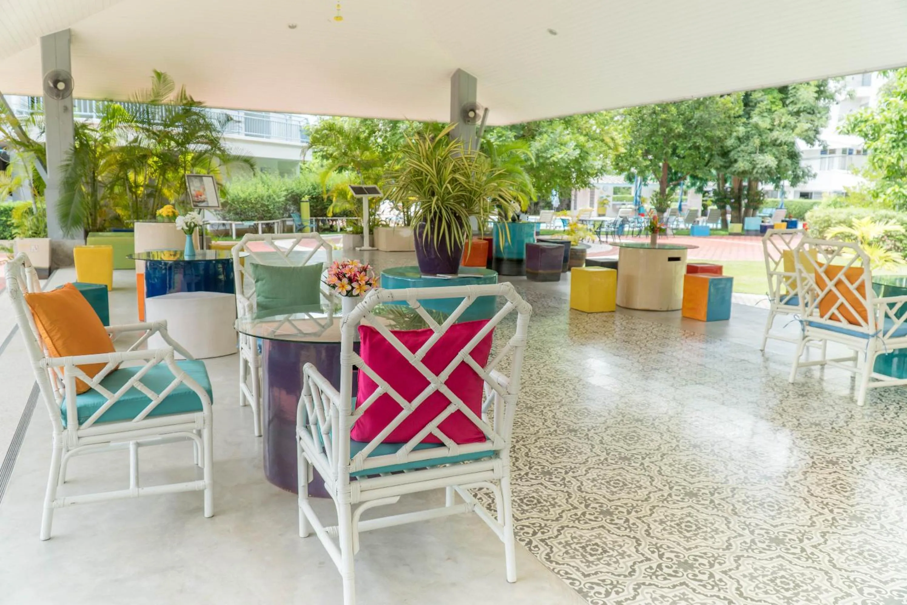 Patio in Cera Resort @ Cha-am