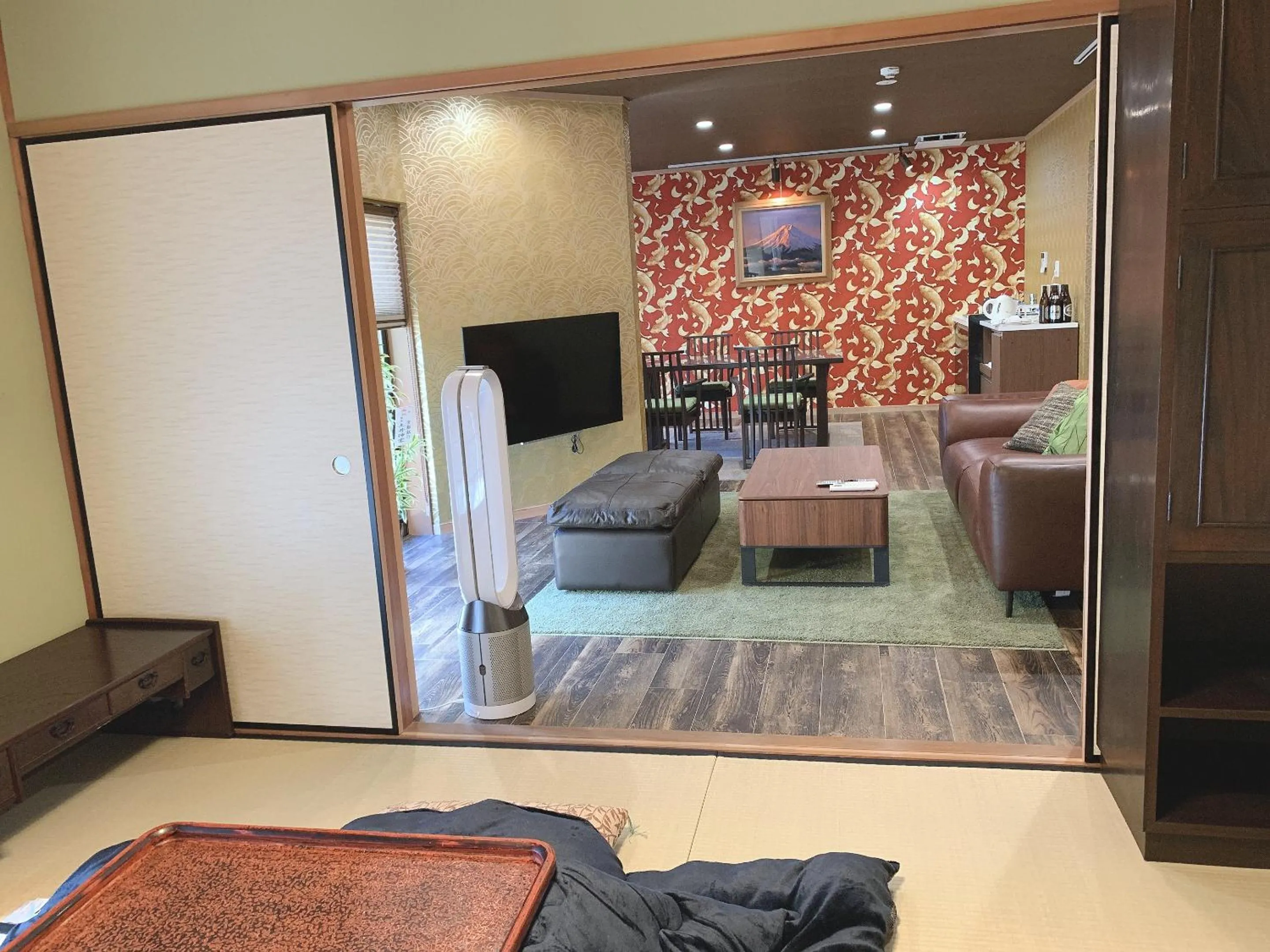 Living room in Kyoto Ryokan Gion Sano