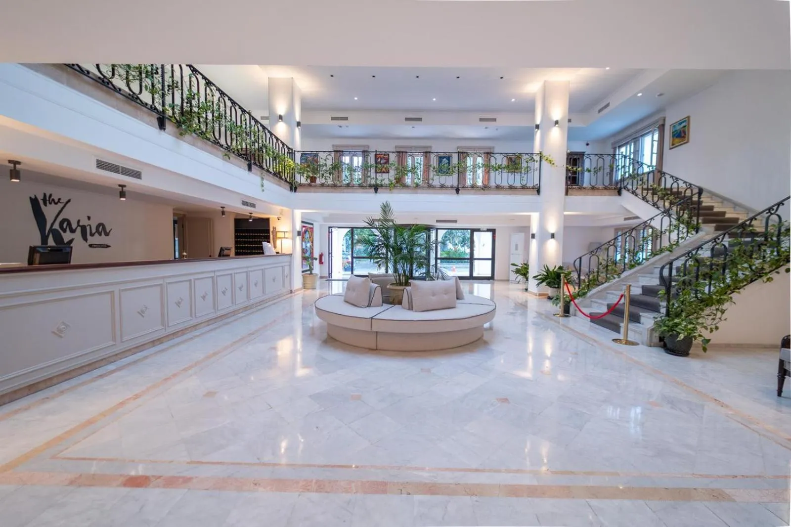 Lobby or reception in Hotel Karia Princess
