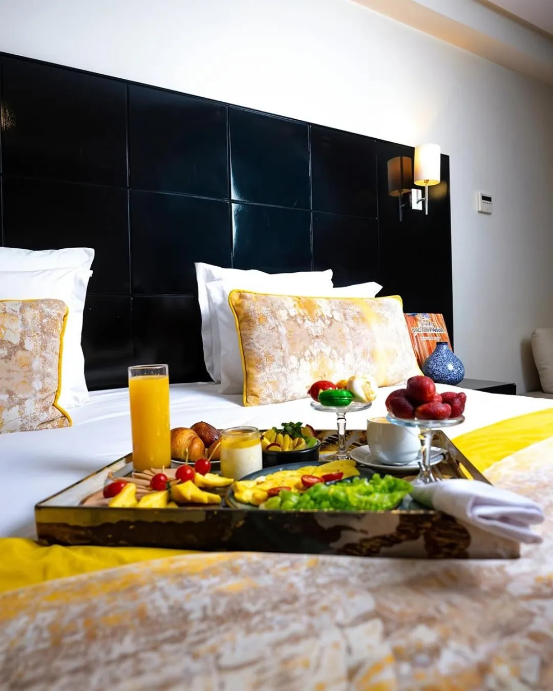 Bed in Hôtel du Golf Mohammedia