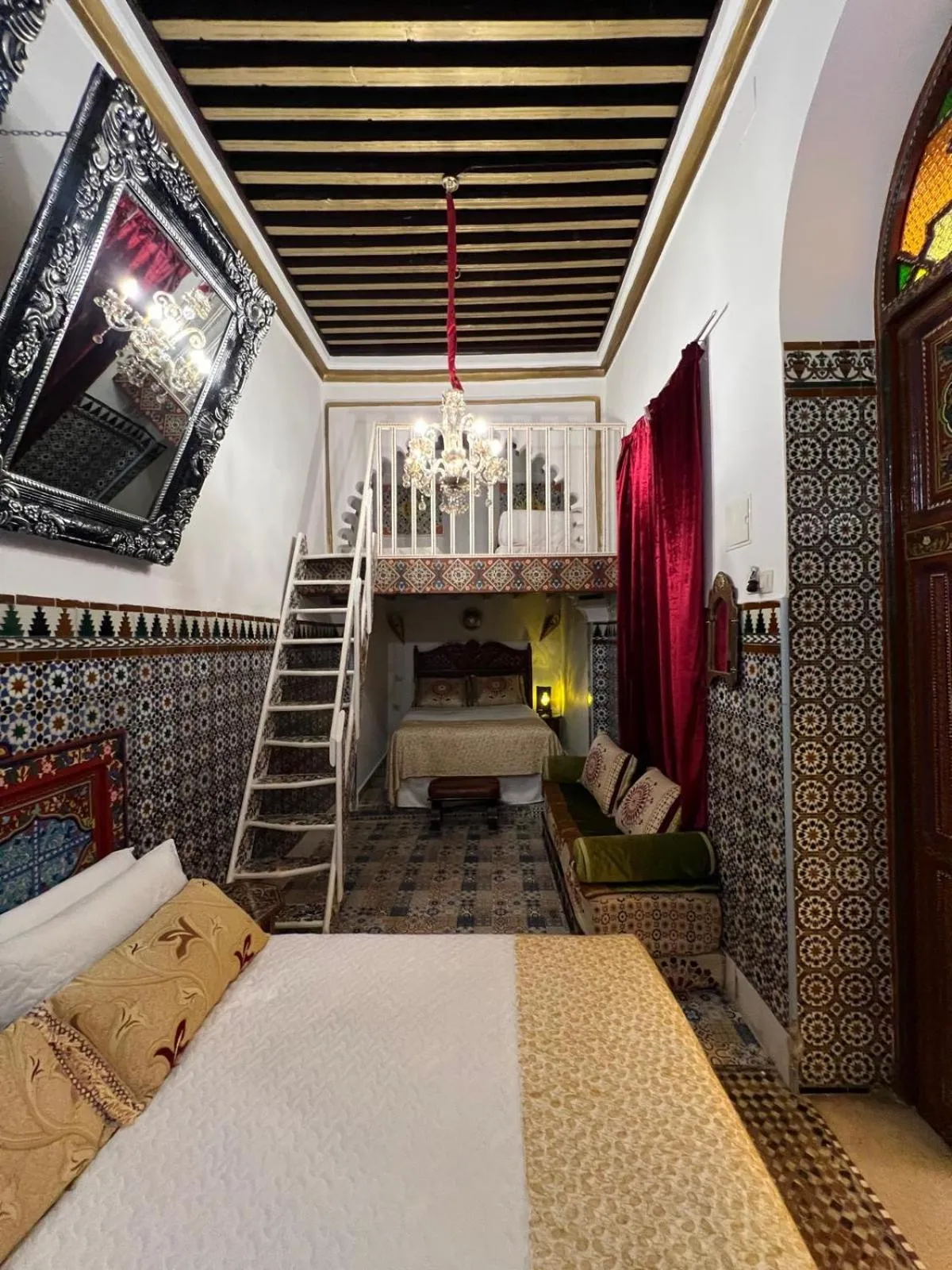 Bedroom, Bed in Riad Las Mil y una Noches 1 Tetuan