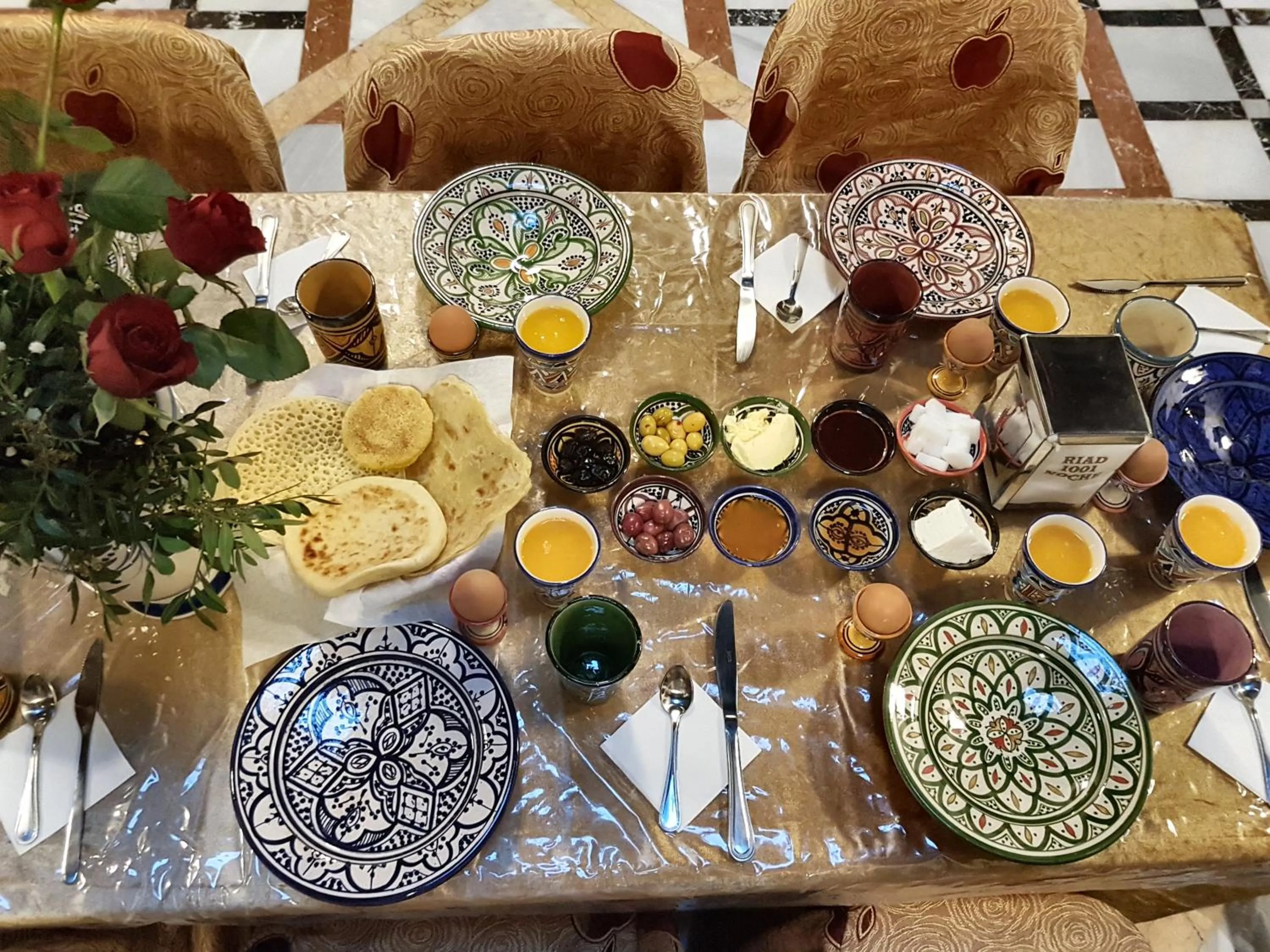 Breakfast in Riad Las Mil y una Noches 1 Tetuan