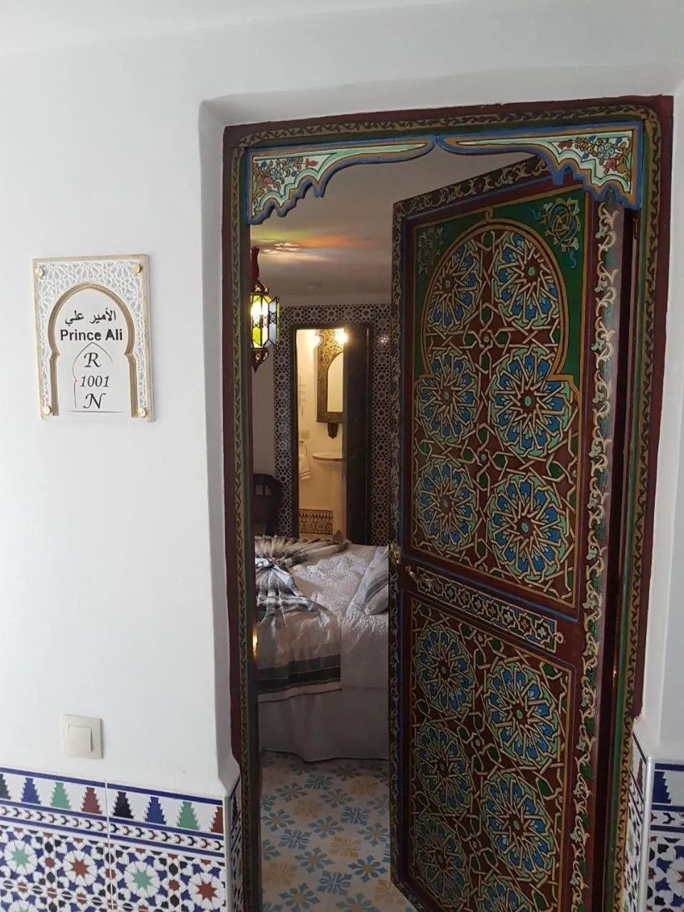 Bed in Riad Las Mil y una Noches 1 Tetuan