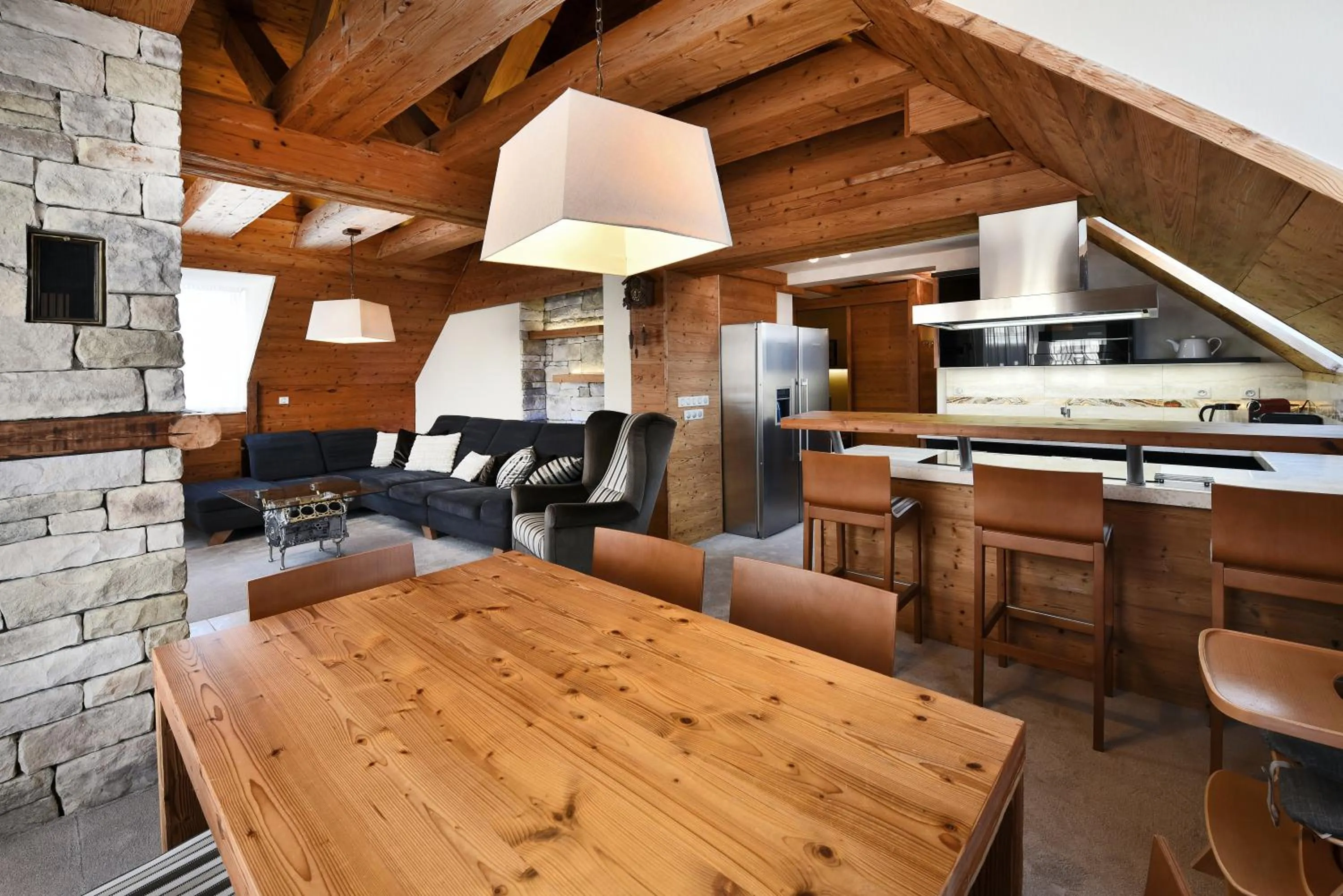 Seating area in APLEND Hotel Kukučka