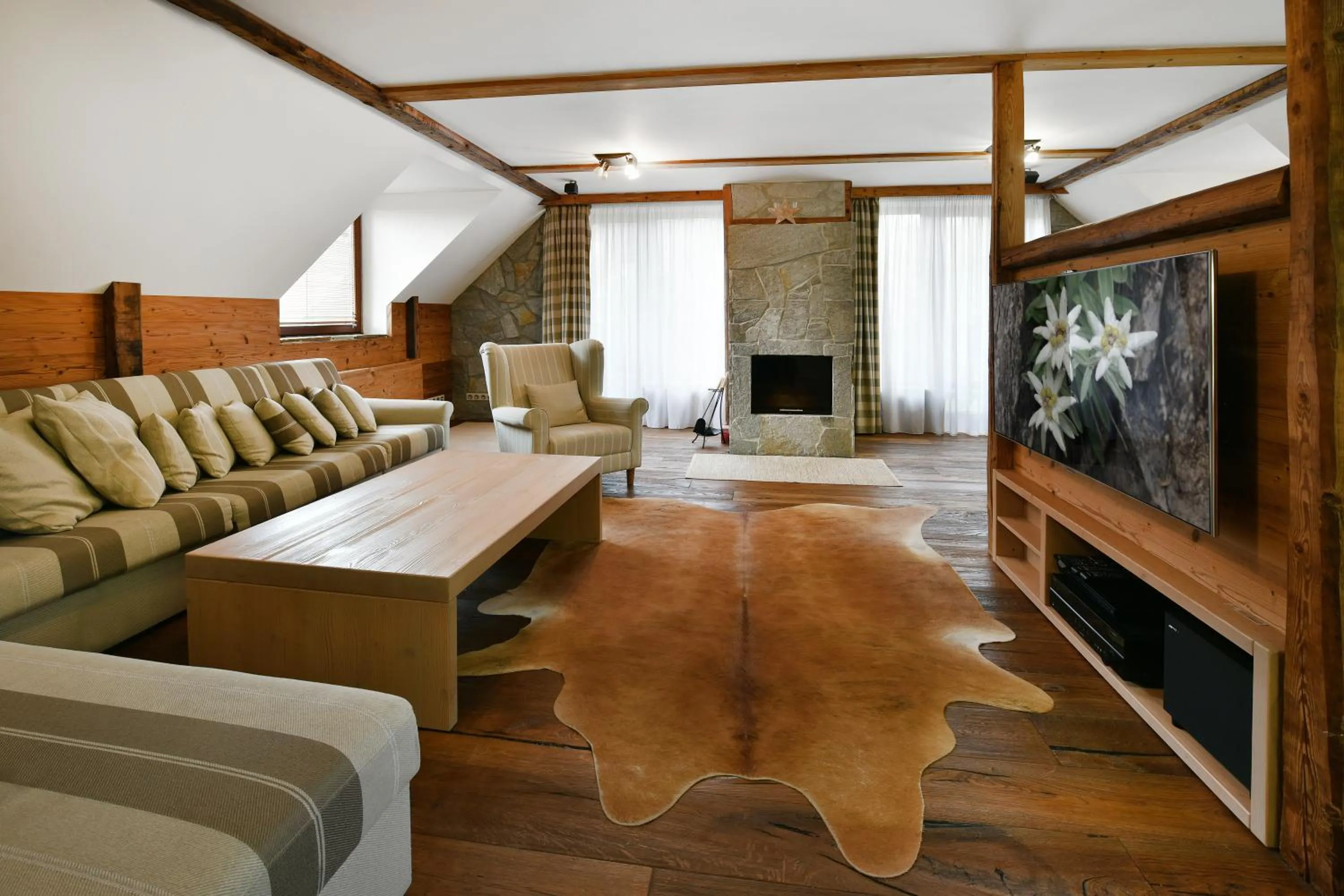 Living room in APLEND Hotel Kukučka