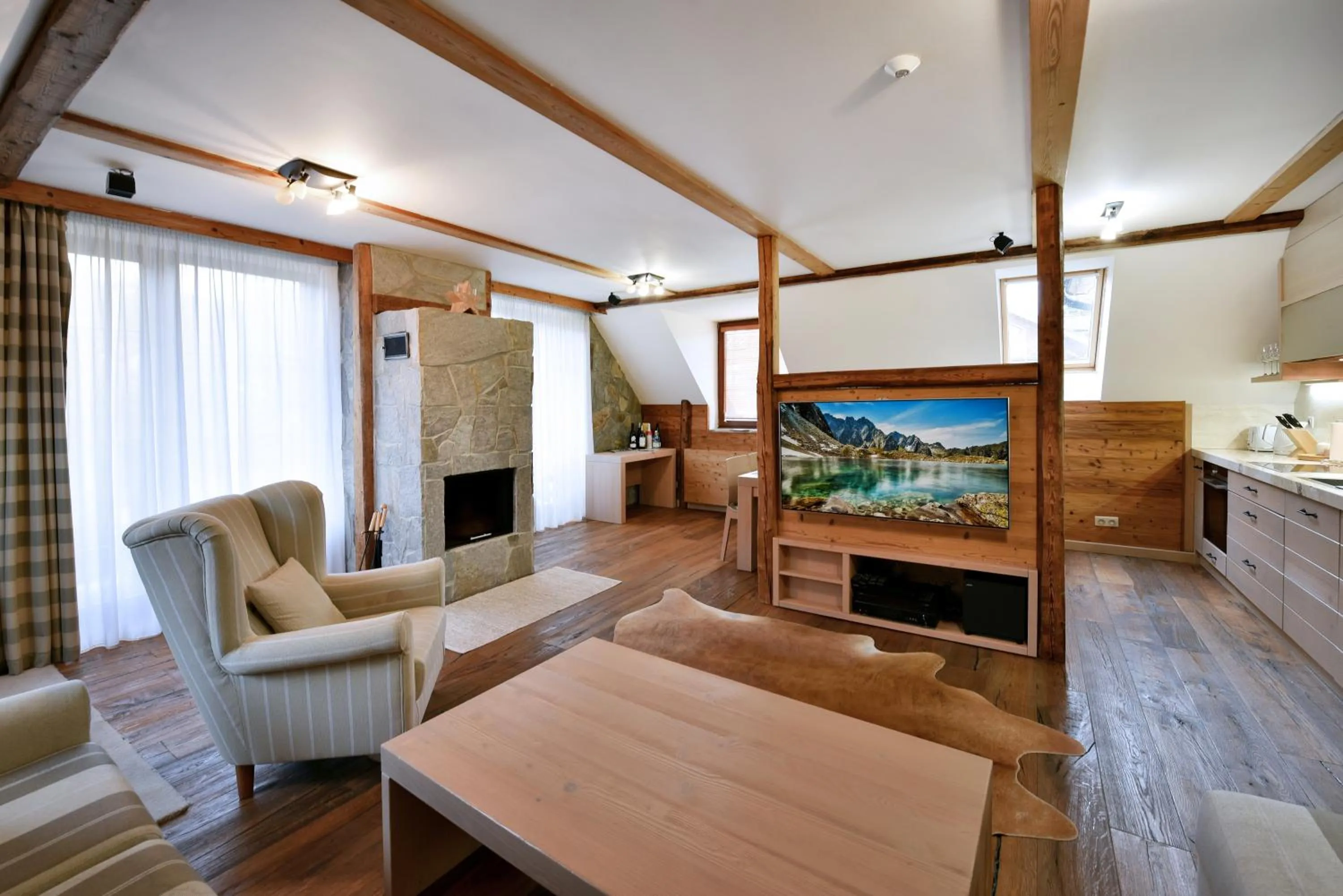 Seating area in APLEND Hotel Kukučka