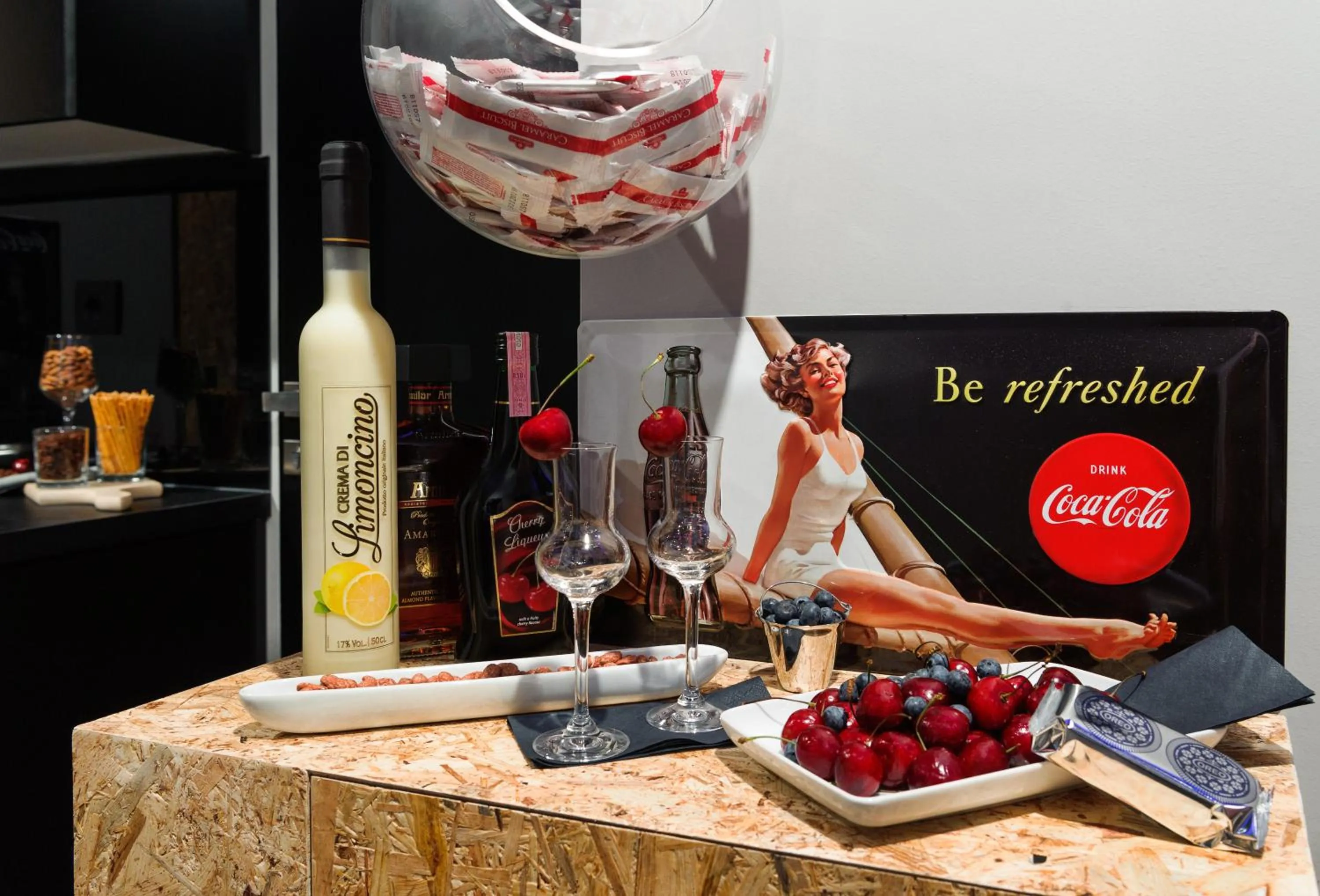 Food close-up in Split Industrial Design Rooms