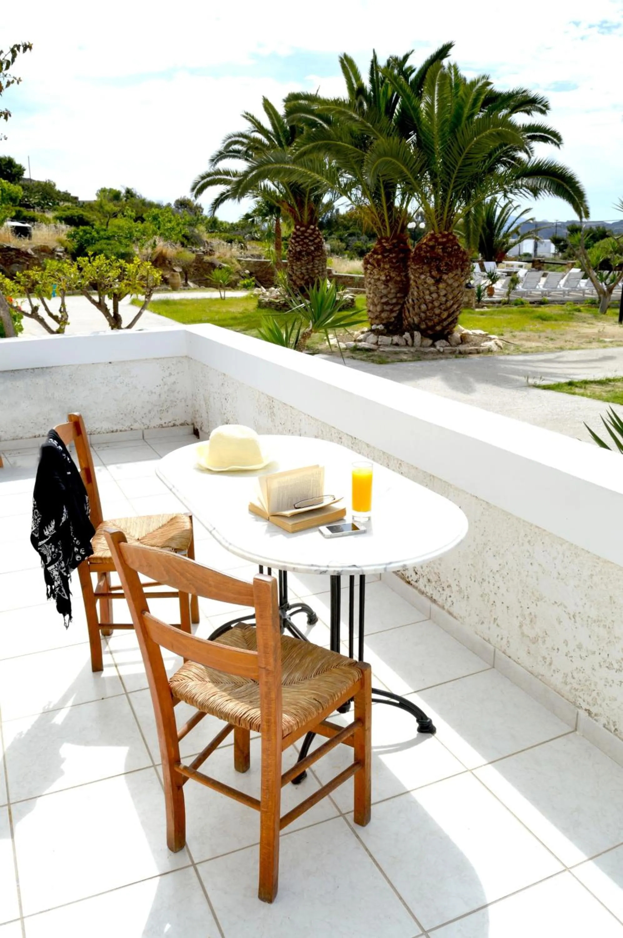 Balcony/Terrace in Paradise Apartments Studios