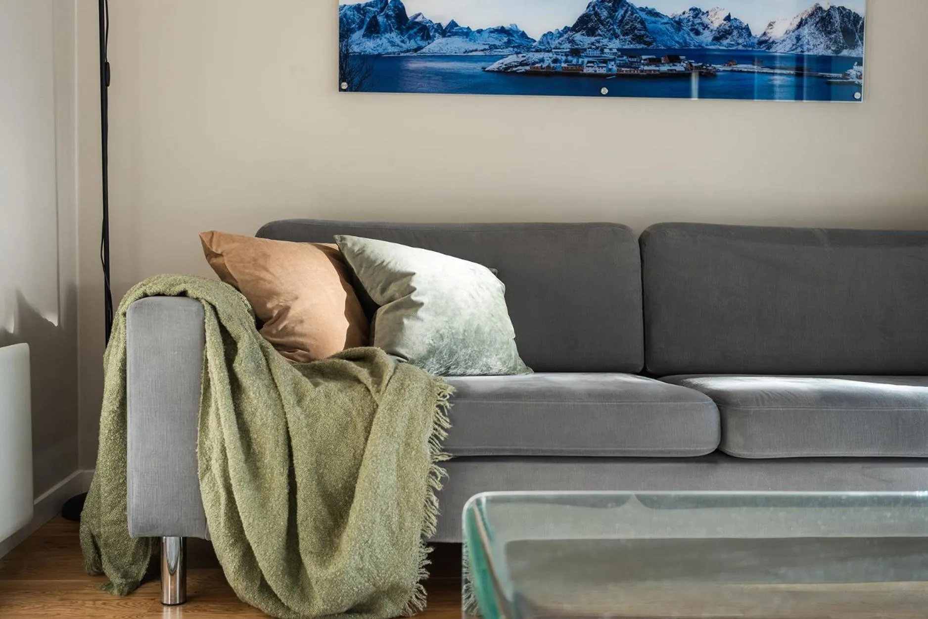 Living room in BJØRVIKA APARTMENTS, Opera Area, Oslo city center