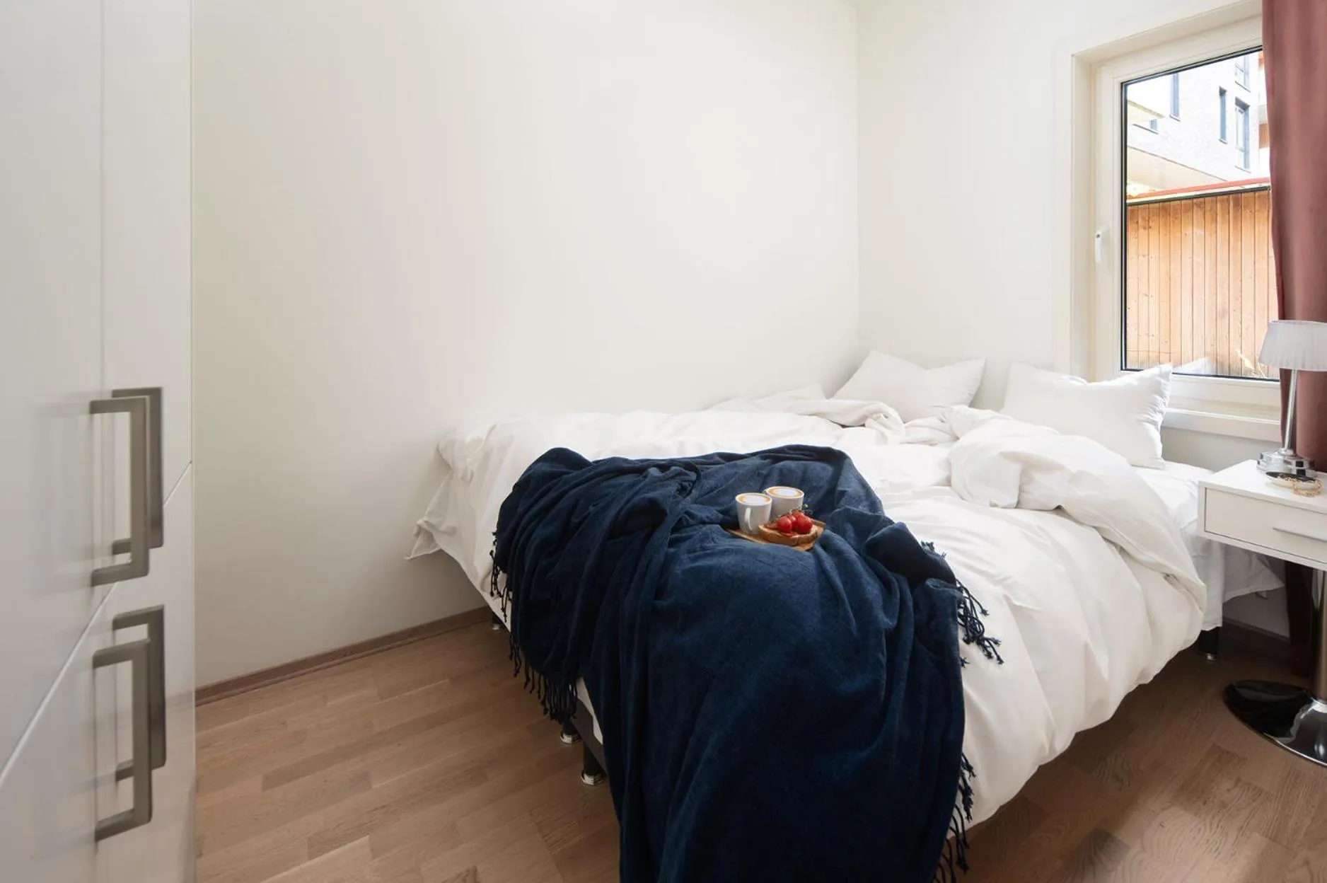 Bed in BJØRVIKA APARTMENTS, Opera Area, Oslo city center