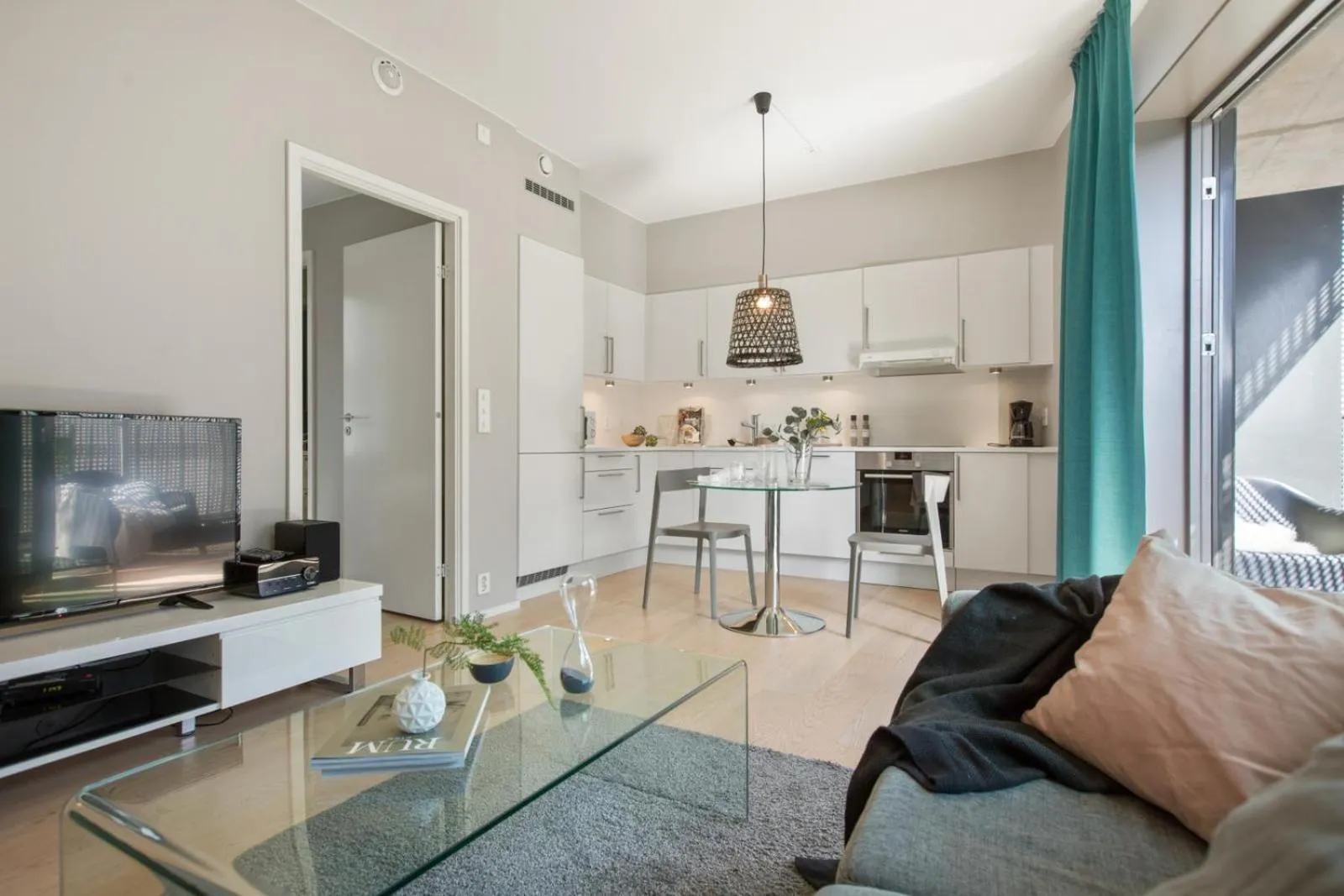 Kitchen or kitchenette in BJØRVIKA APARTMENTS, Opera Area, Oslo city center