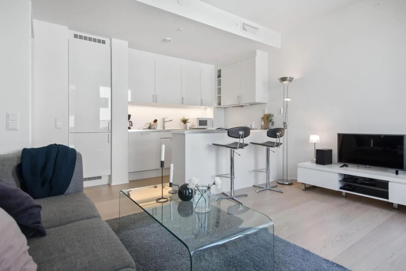 Kitchen or kitchenette in BJØRVIKA APARTMENTS, Opera Area, Oslo city center