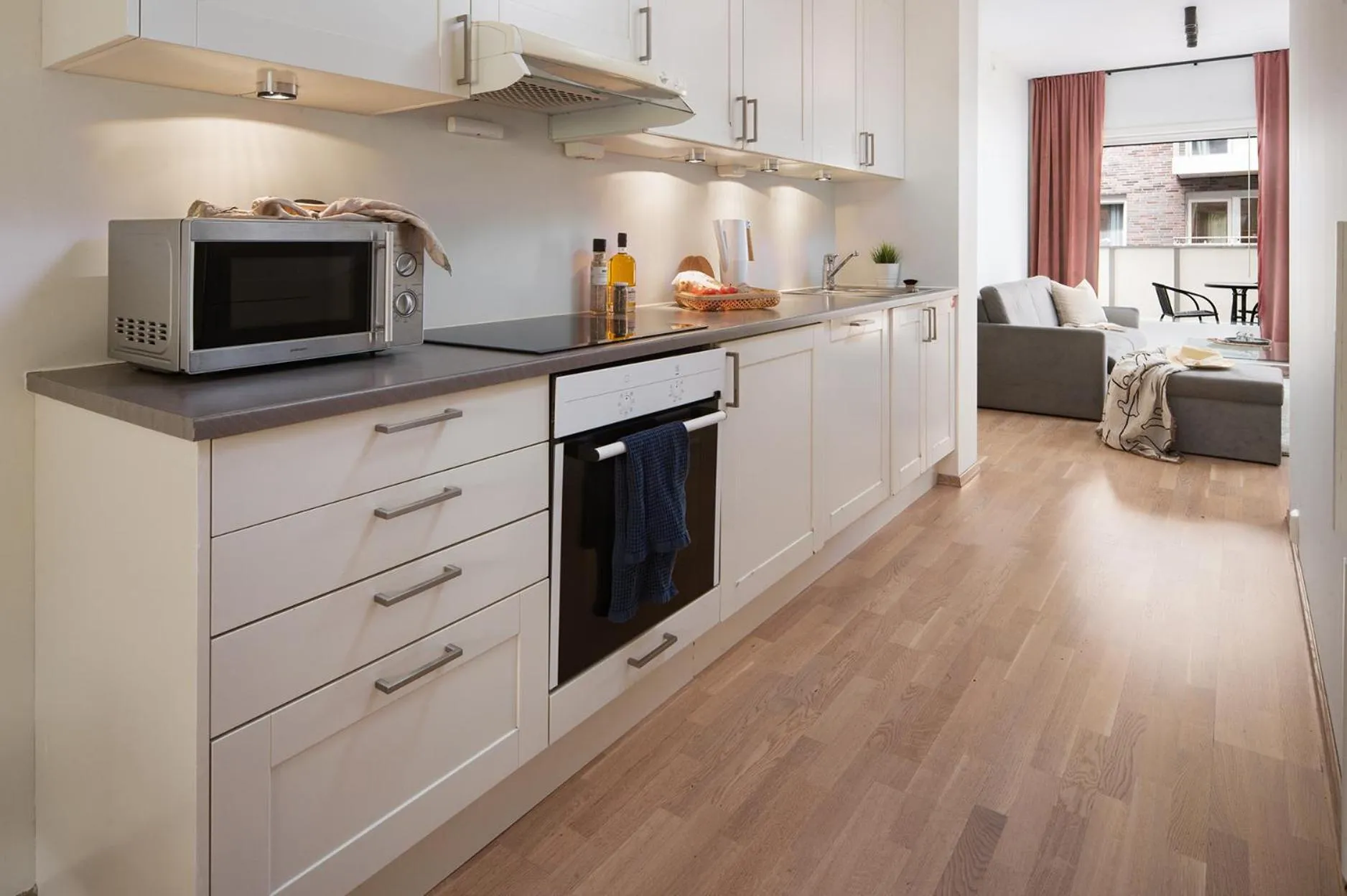 Living room in BJØRVIKA APARTMENTS, Opera Area, Oslo city center