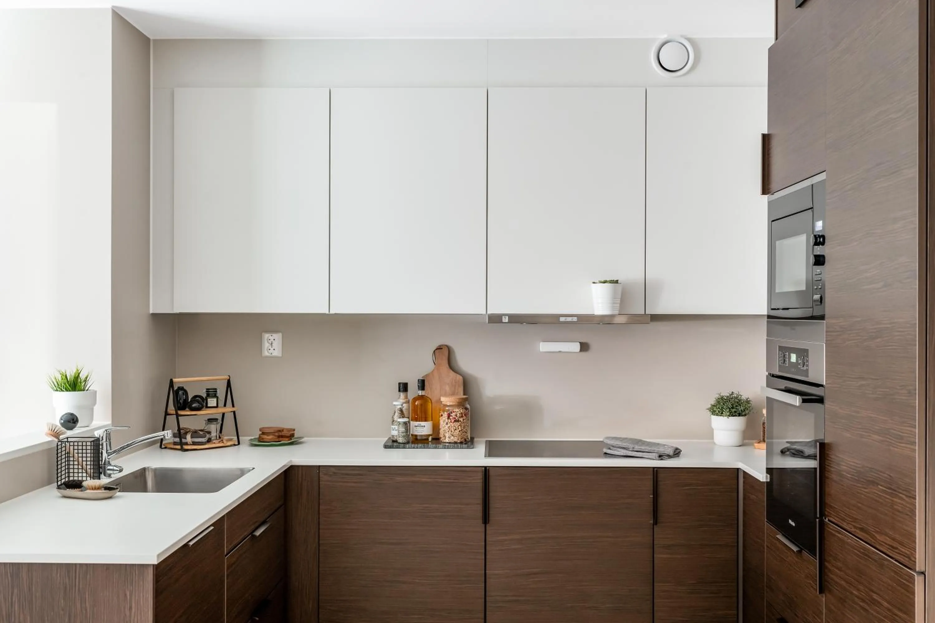 Kitchen or kitchenette in BJØRVIKA APARTMENTS, Opera Area, Oslo city center