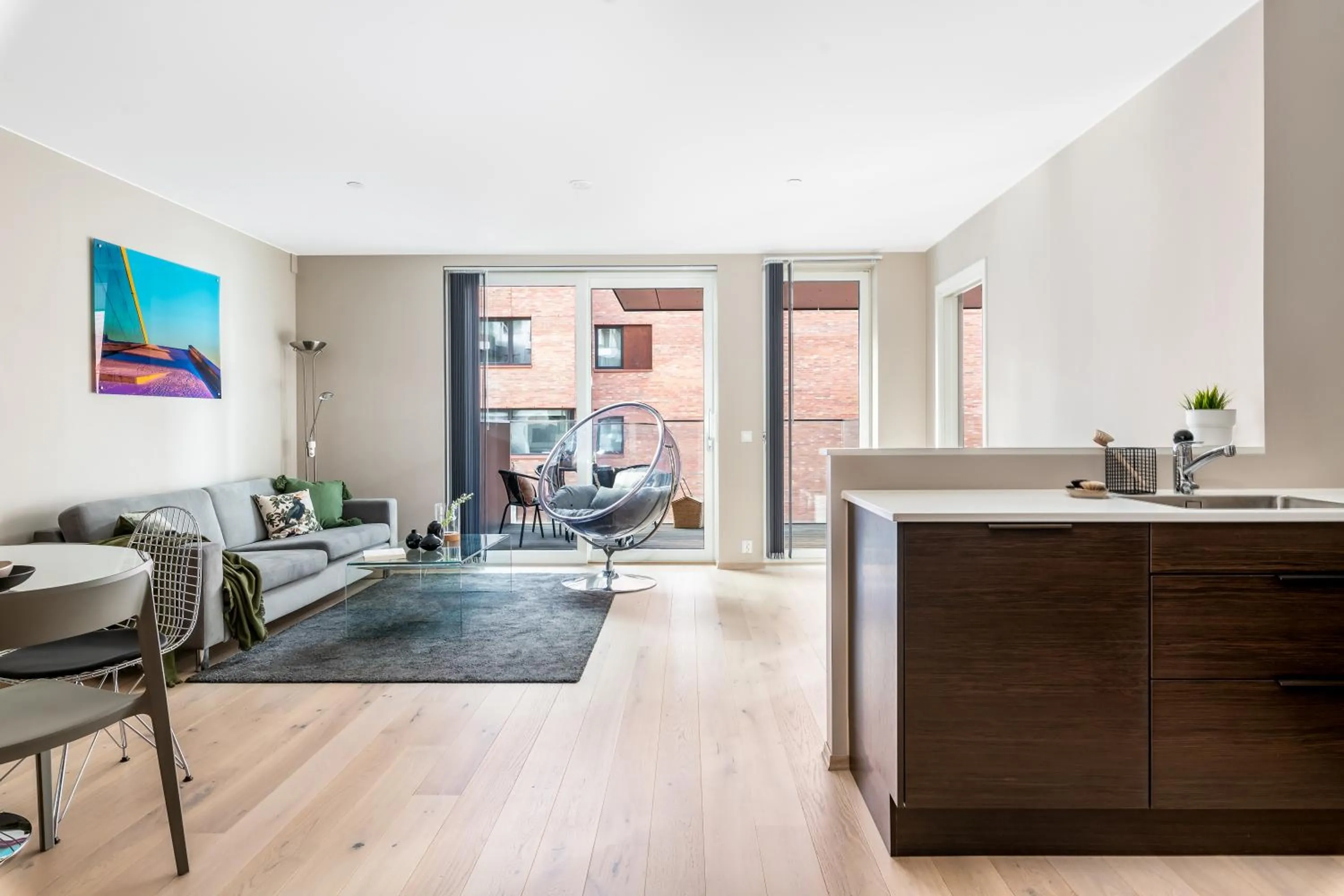 Kitchen or kitchenette in BJØRVIKA APARTMENTS, Opera Area, Oslo city center
