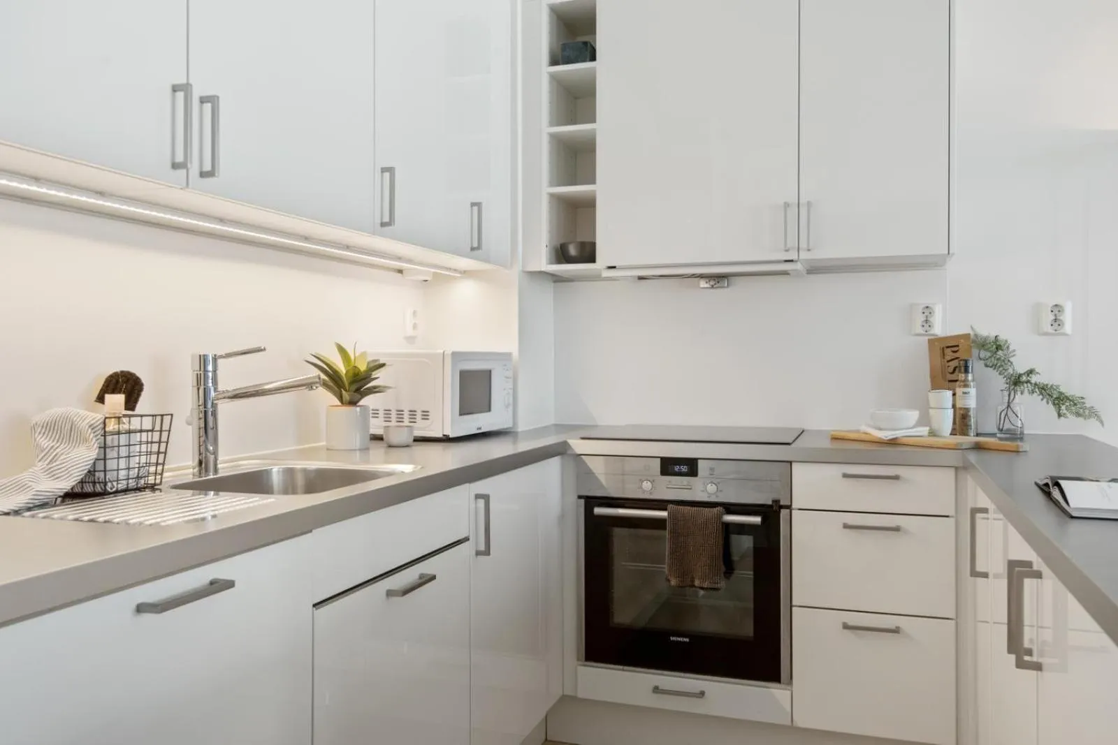 Kitchen or kitchenette in BJØRVIKA APARTMENTS, Opera Area, Oslo city center