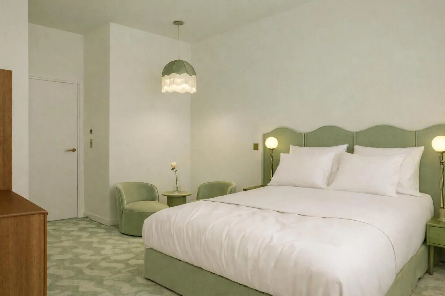 Bed in Latroupe Hotel Le Berger