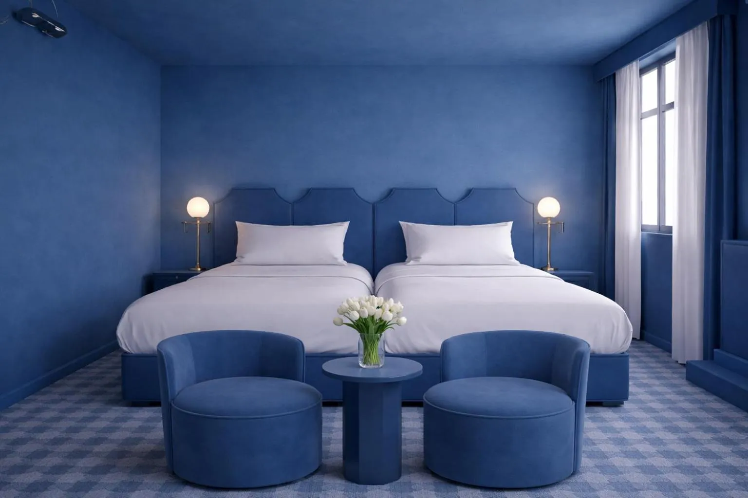 Bed in Latroupe Hotel Le Berger