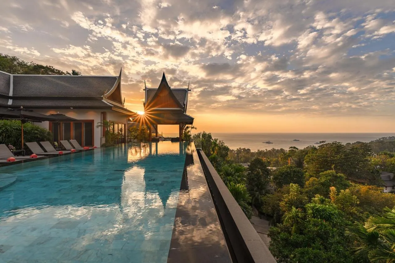 Sunset in Baan Phu Prana Boutique Villa