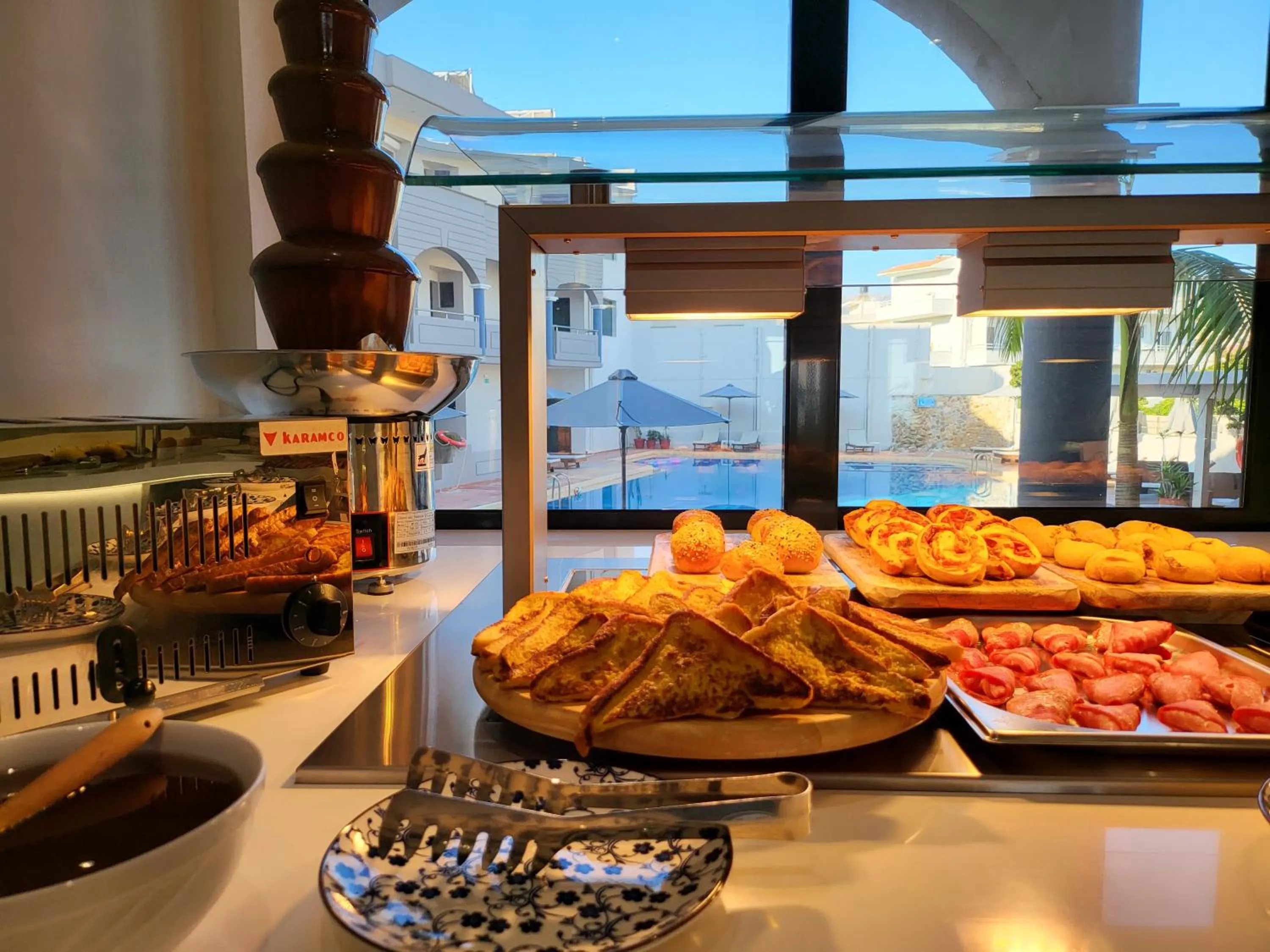 Breakfast in Christina Beach Hotel