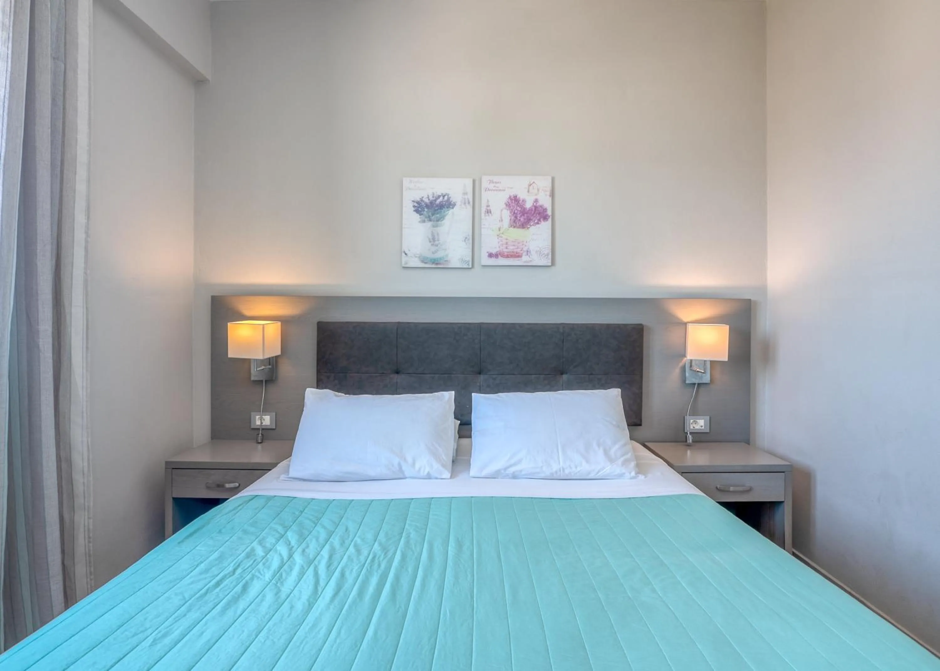 Bed in Christina Beach Hotel