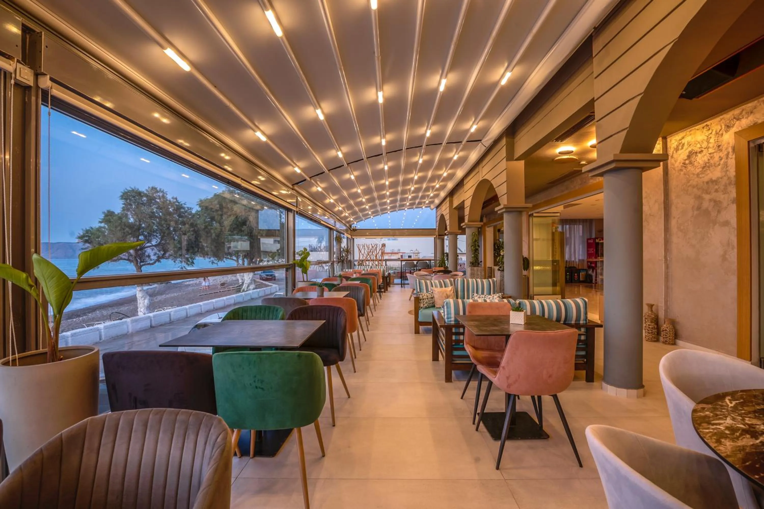 Communal lounge/ TV room in Christina Beach Hotel