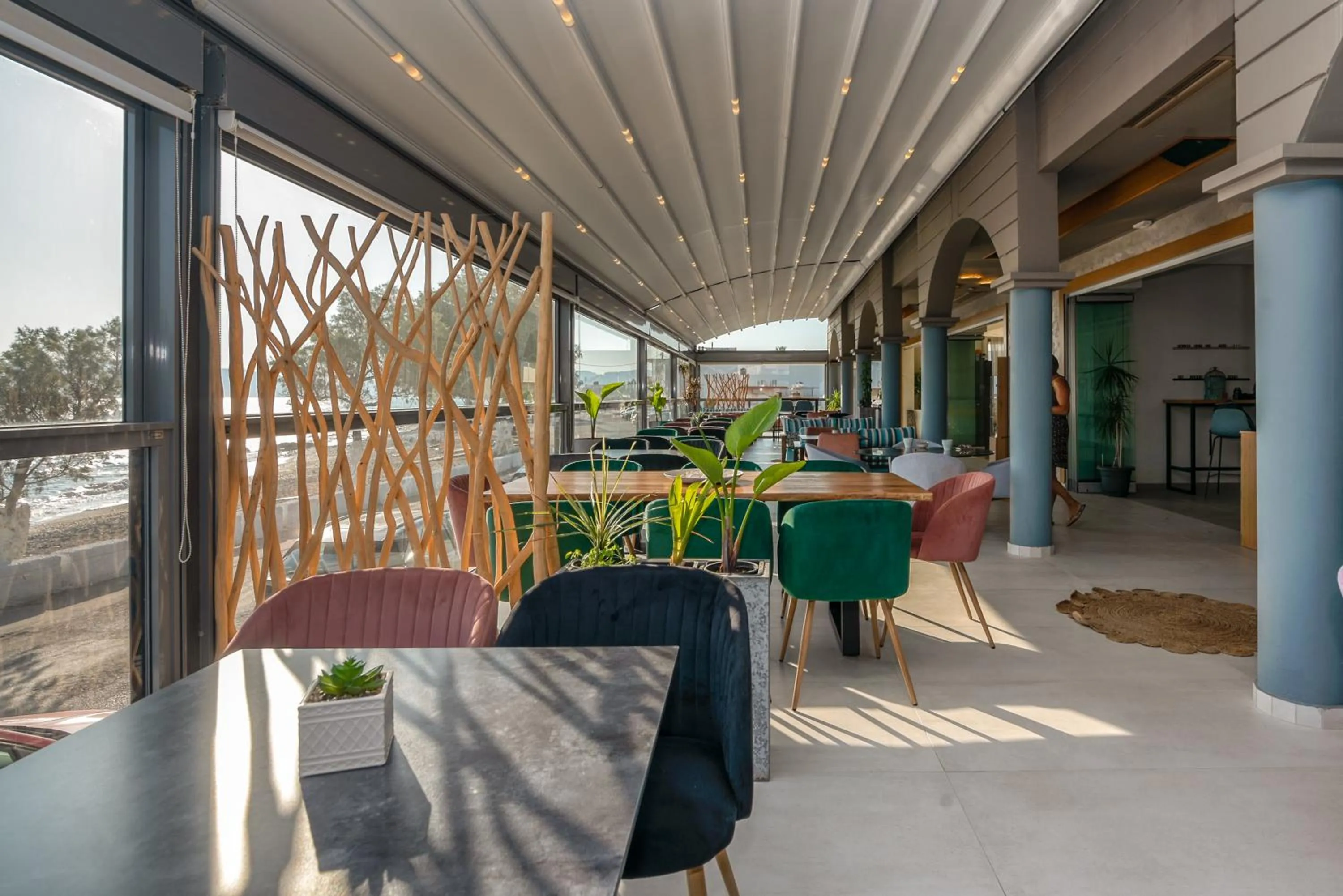 Dining area in Christina Beach Hotel